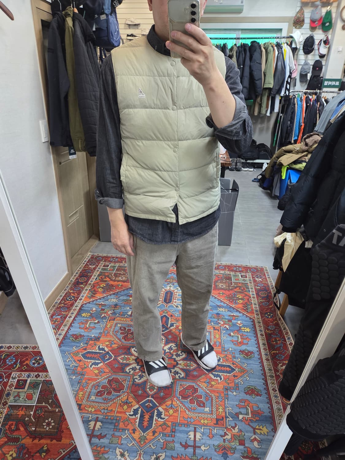 캉골 패딩 조끼 xl 상품이미지6