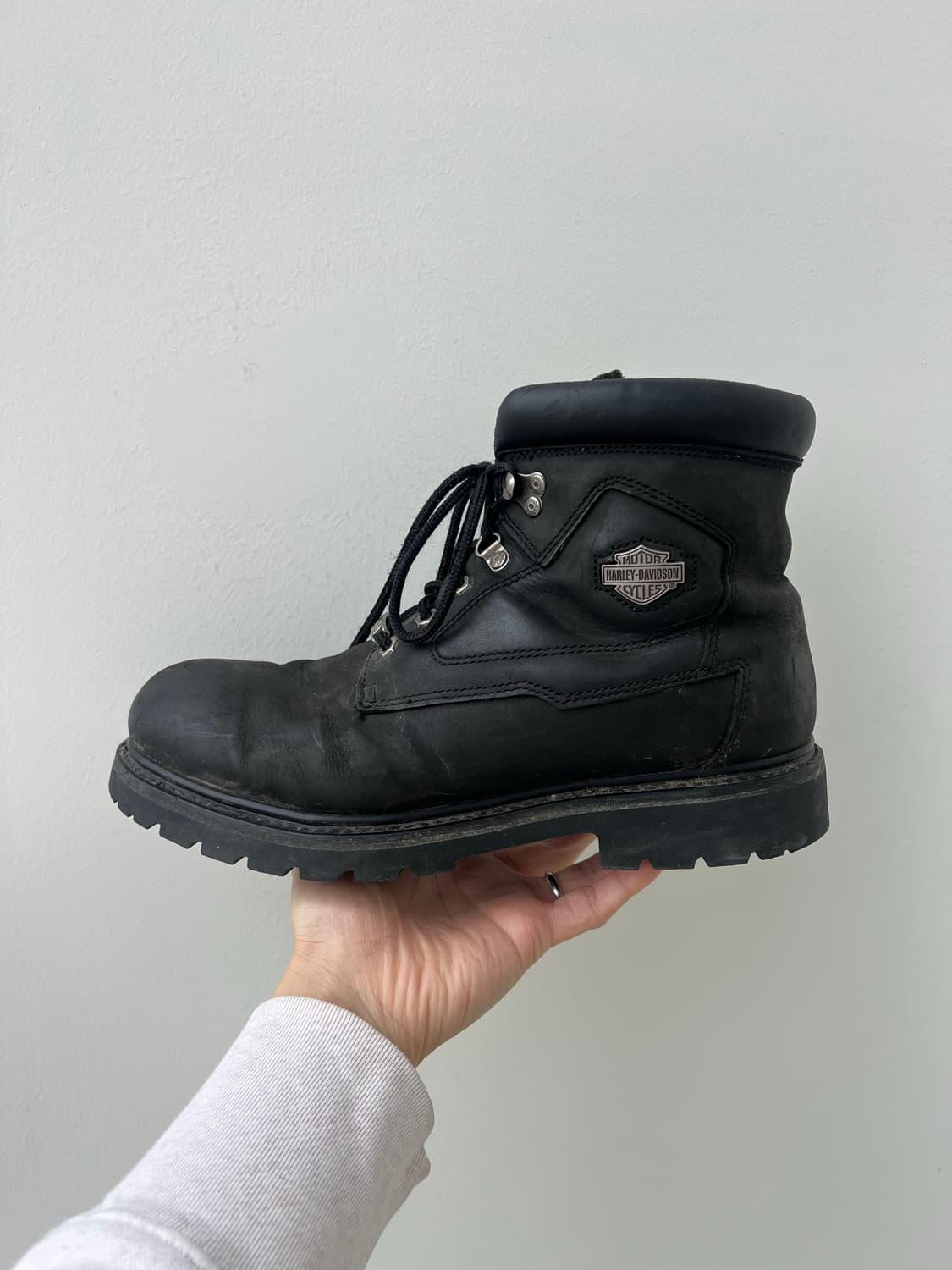 할리 데이비슨 Badlands 레더 부츠 상품이미지2