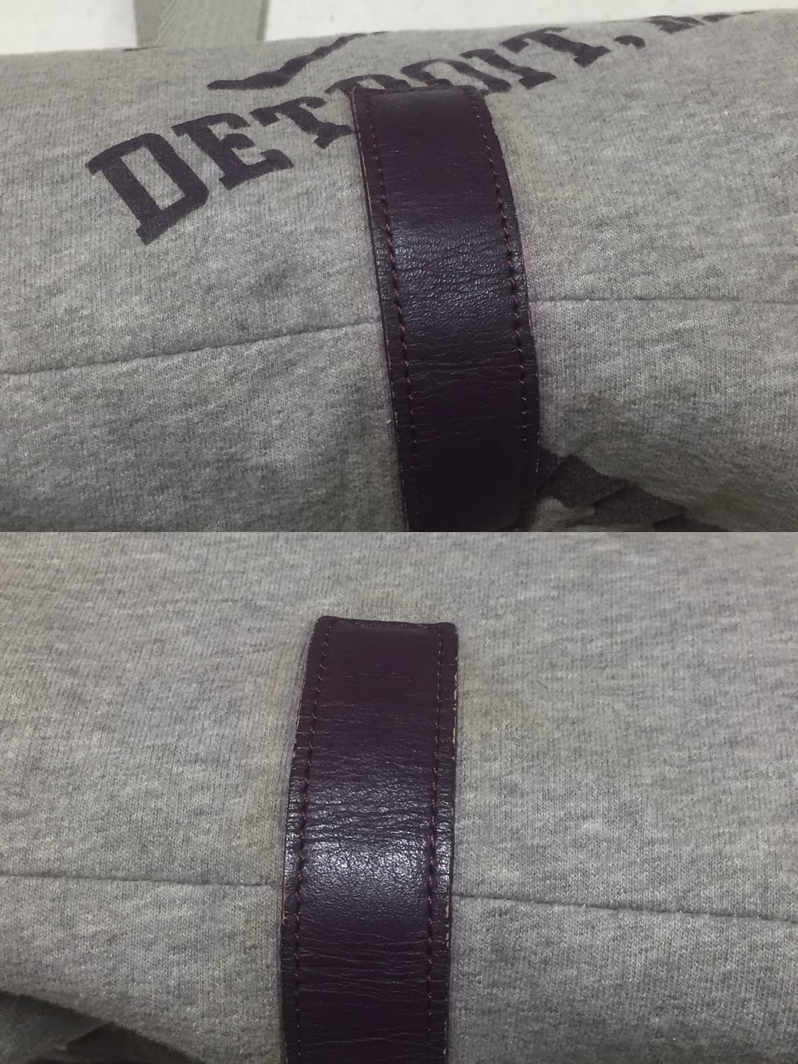 빈티지 히스테릭글래머 버클 디자인 멜란지그레이 퍼플 숄더백 가방 상품이미지10