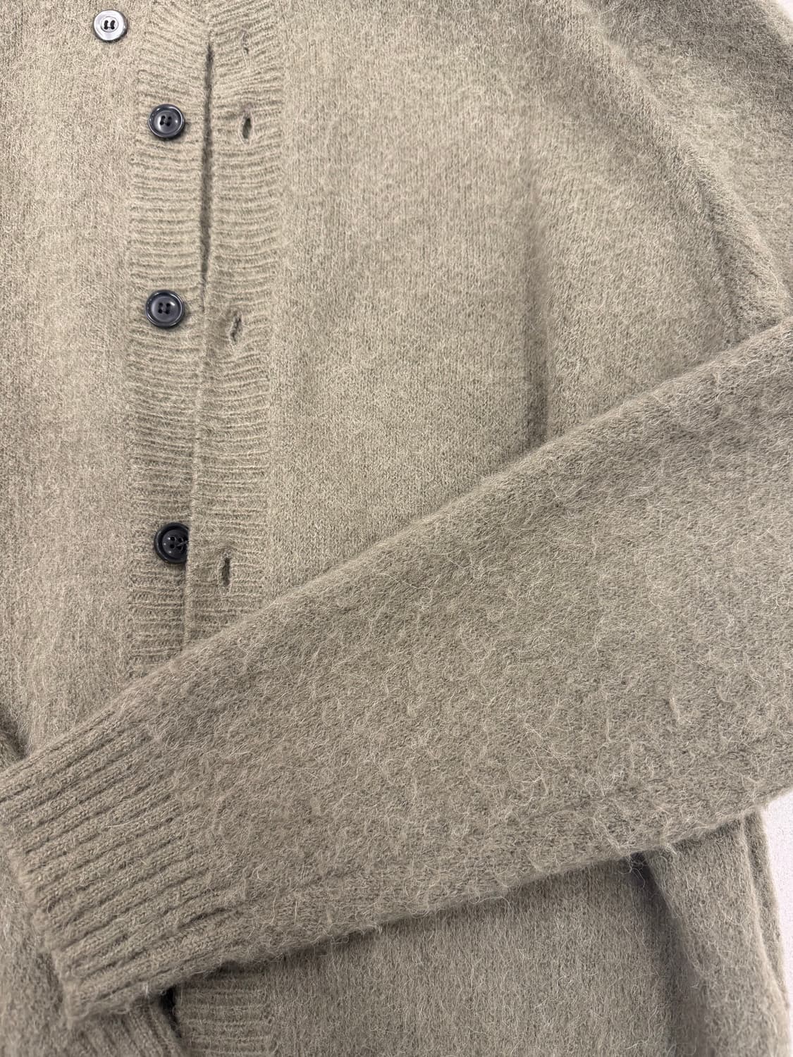 토니웩 모헤어 알파카 가디건 헤지그린 상품이미지4