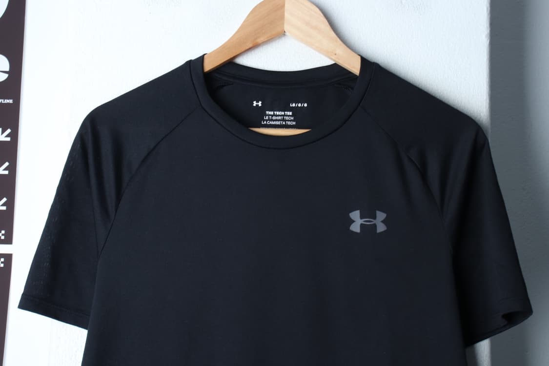 (L-XL) 언더아머 반팔 티셔츠 기능성 나그랑 블랙-H32089 상품이미지3