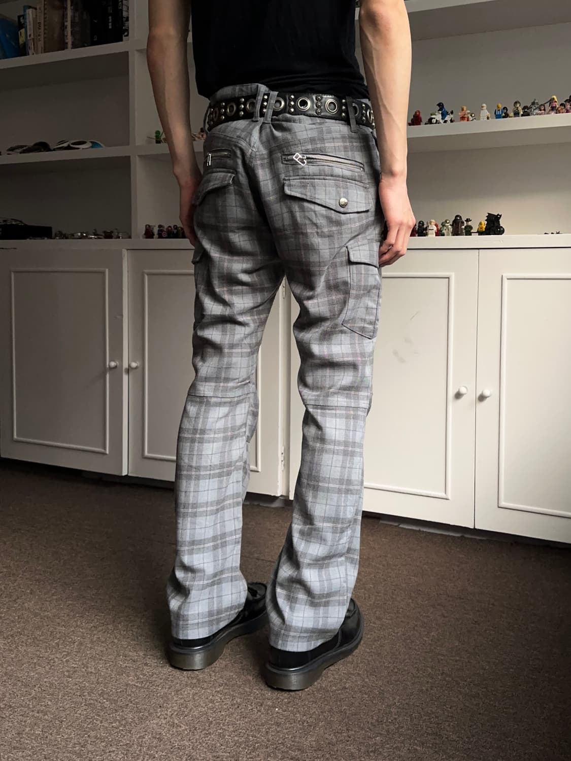 Mossimo 체크 슬림 카고 팬츠 상품이미지4