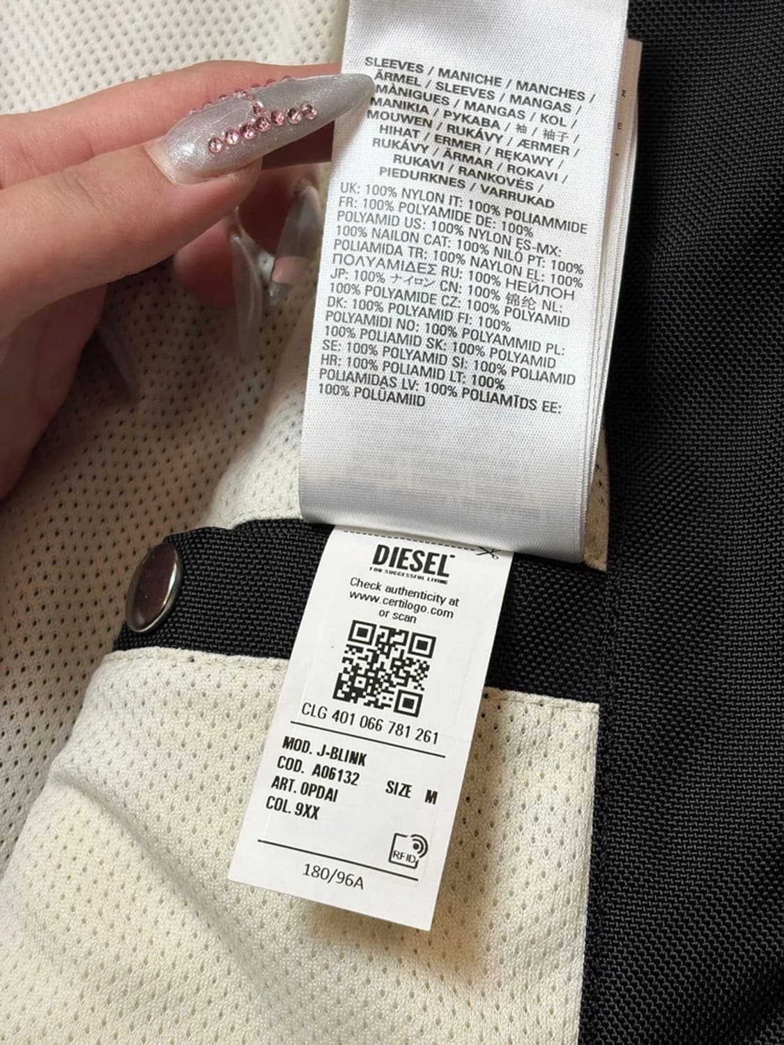 디젤 DIESEL 23ss J 블링크 라이더 자켓 PN6558 상품이미지8