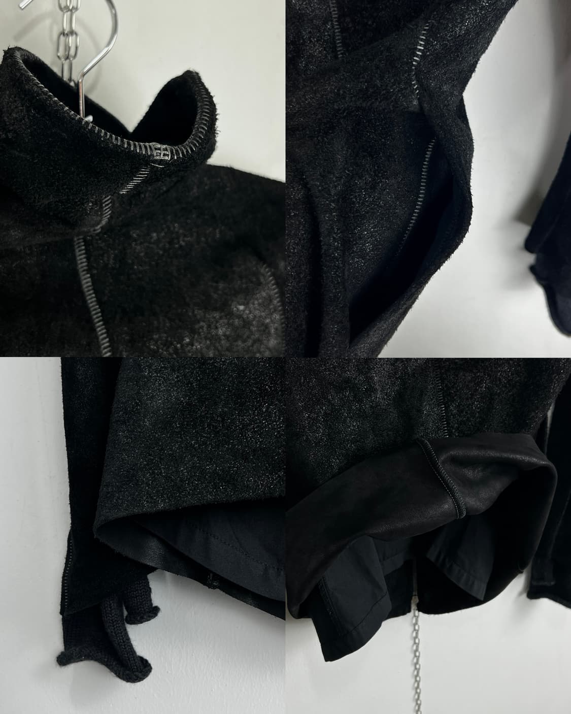 ISAAC SELLAM WAX COATED CALF SKIN JACKET 상품이미지9