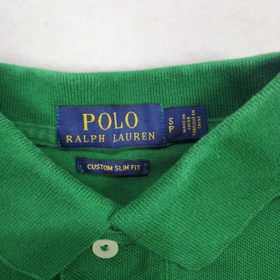 폴로 랄프로렌 빅포니 반팔 카라 티셔츠 그린 블랙 상품이미지2