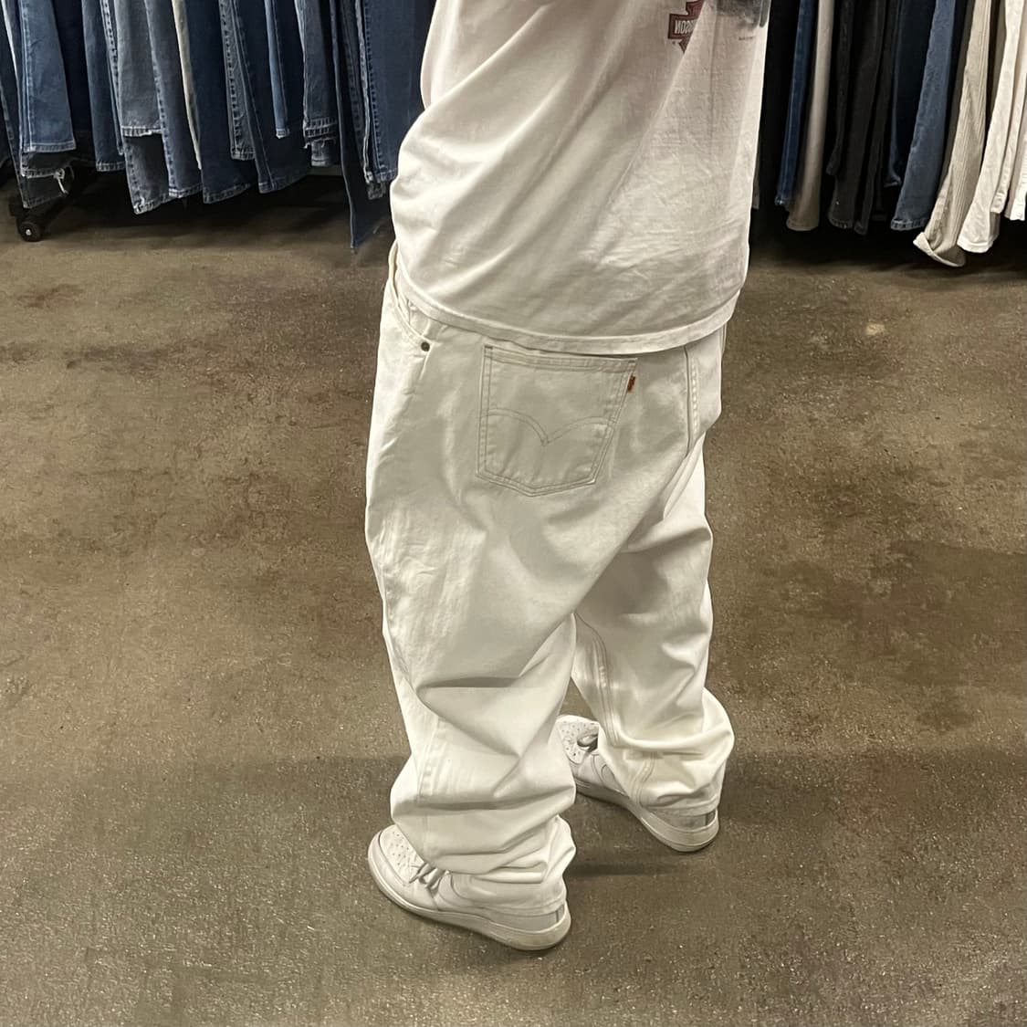 90s USA Levis560 화이트진 (41“) 상품이미지7