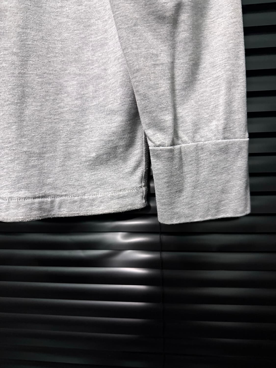 아베크롬비 긴팔 티셔츠 롱슬리브리스 회색 그레이 민트 하늘색 L 100 상품이미지6