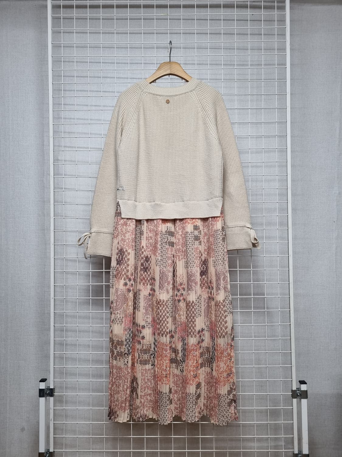 (택포) 써스데이아일랜드 플리츠 니트원피스 상품이미지2