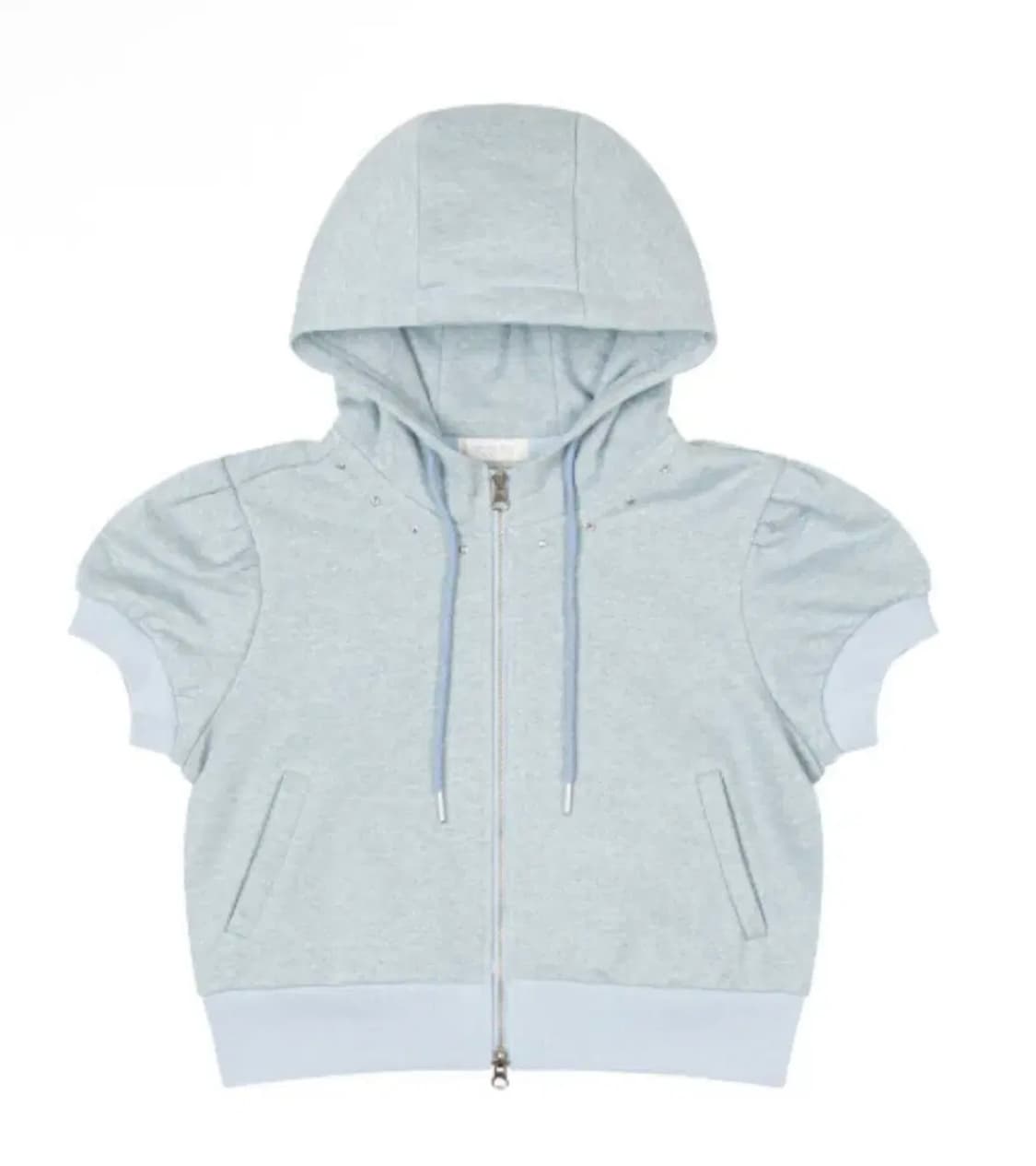 퓨레 페어리 후디 후드집업 metal blue 해린 레이 착용 상품이미지2