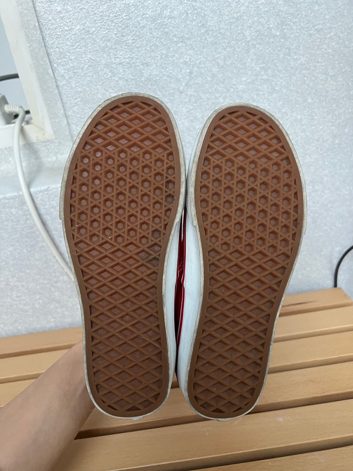 반스 어센틱 레드 스니커즈 (235mm) 상품이미지3