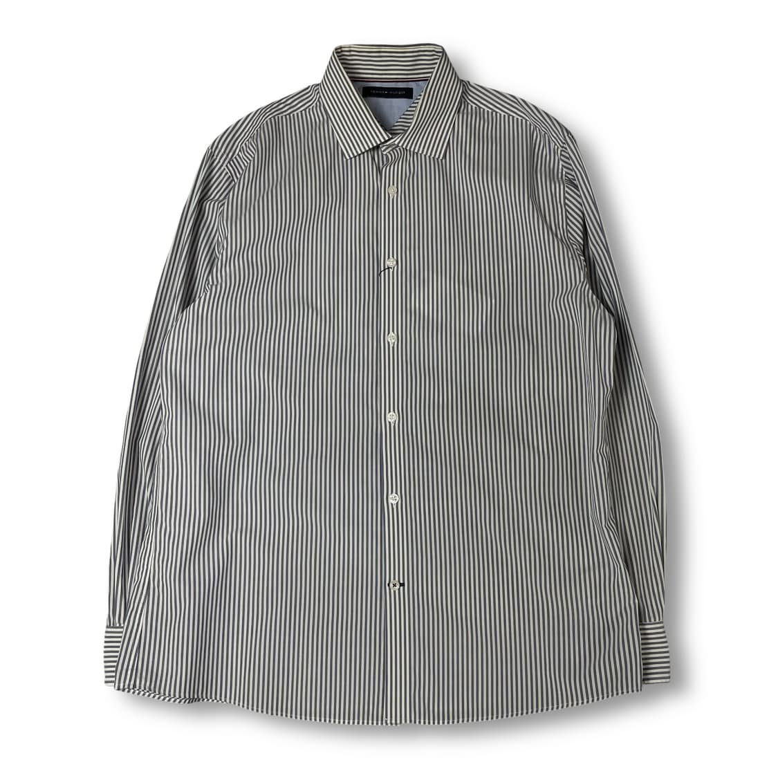 타미힐피거 블루 스트라이프 베이직 긴팔 셔츠 상품이미지1