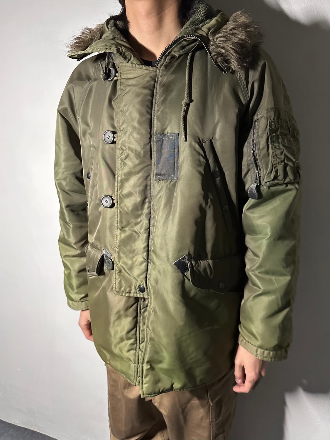 Avirex N-3B Parka (Olive) 상품이미지1