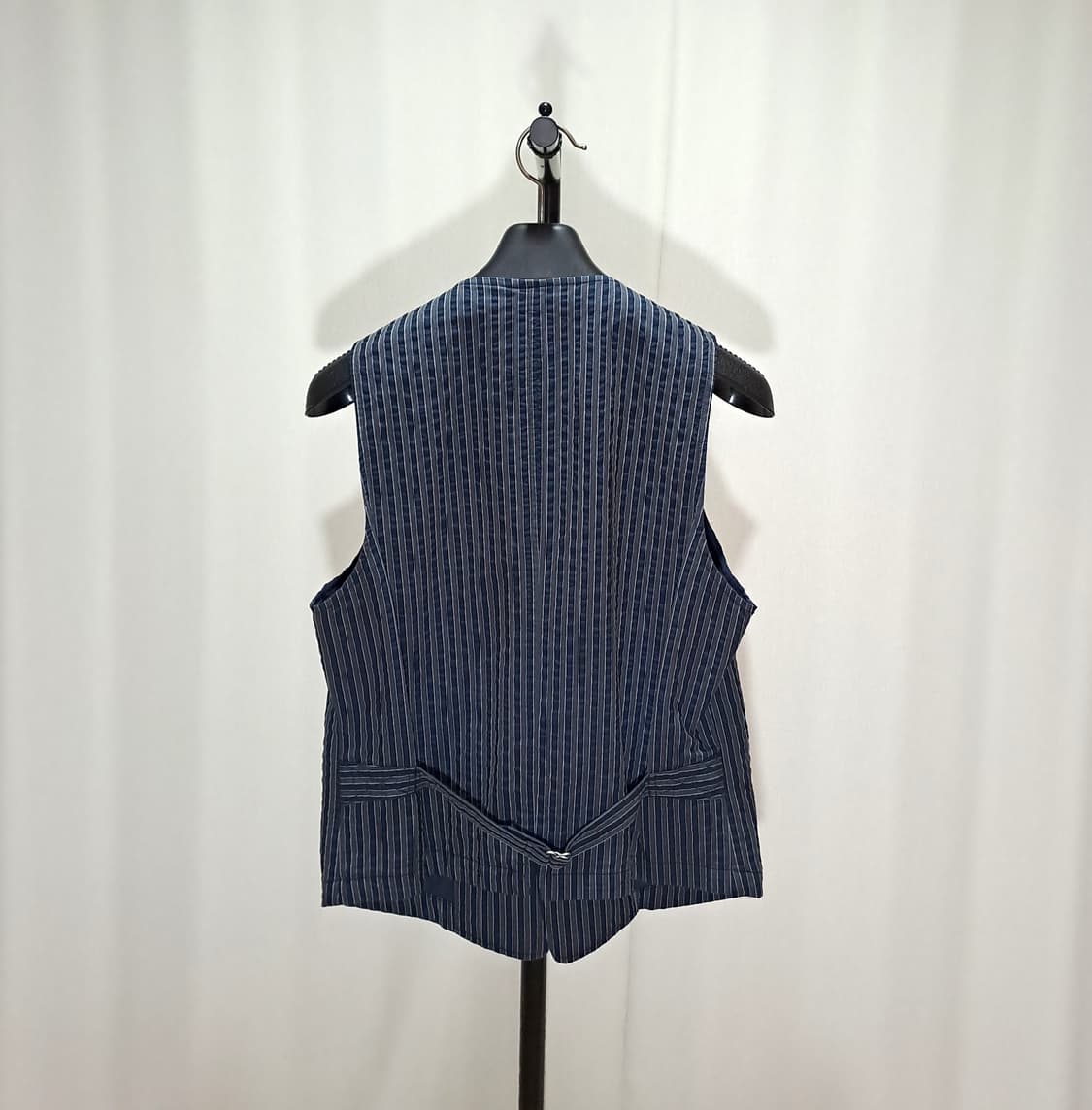 (택포) 이스트로그 이태리 원단 스트라이프 베스트 M B668 상품이미지5