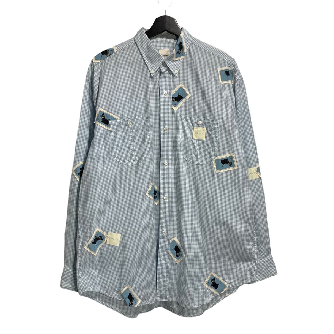 칼헬무트 패치 체크 셔츠 상품이미지1