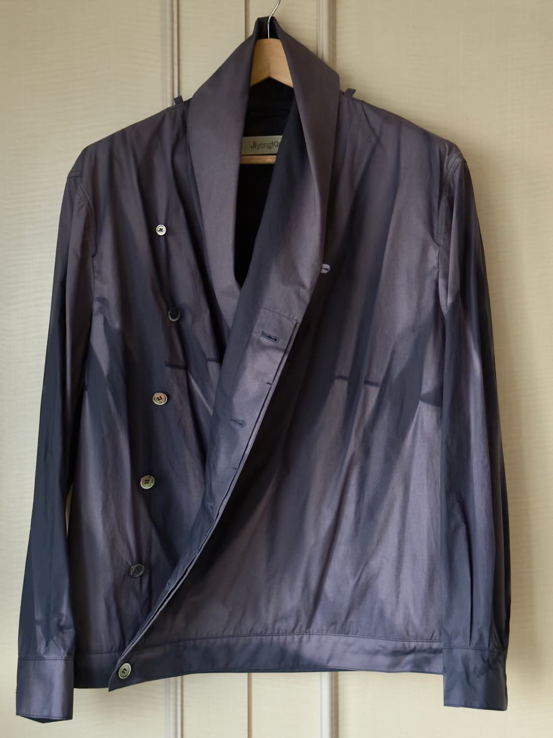 지용킴 23 S/S 썬 블리치shawl collar jacket 상품이미지3