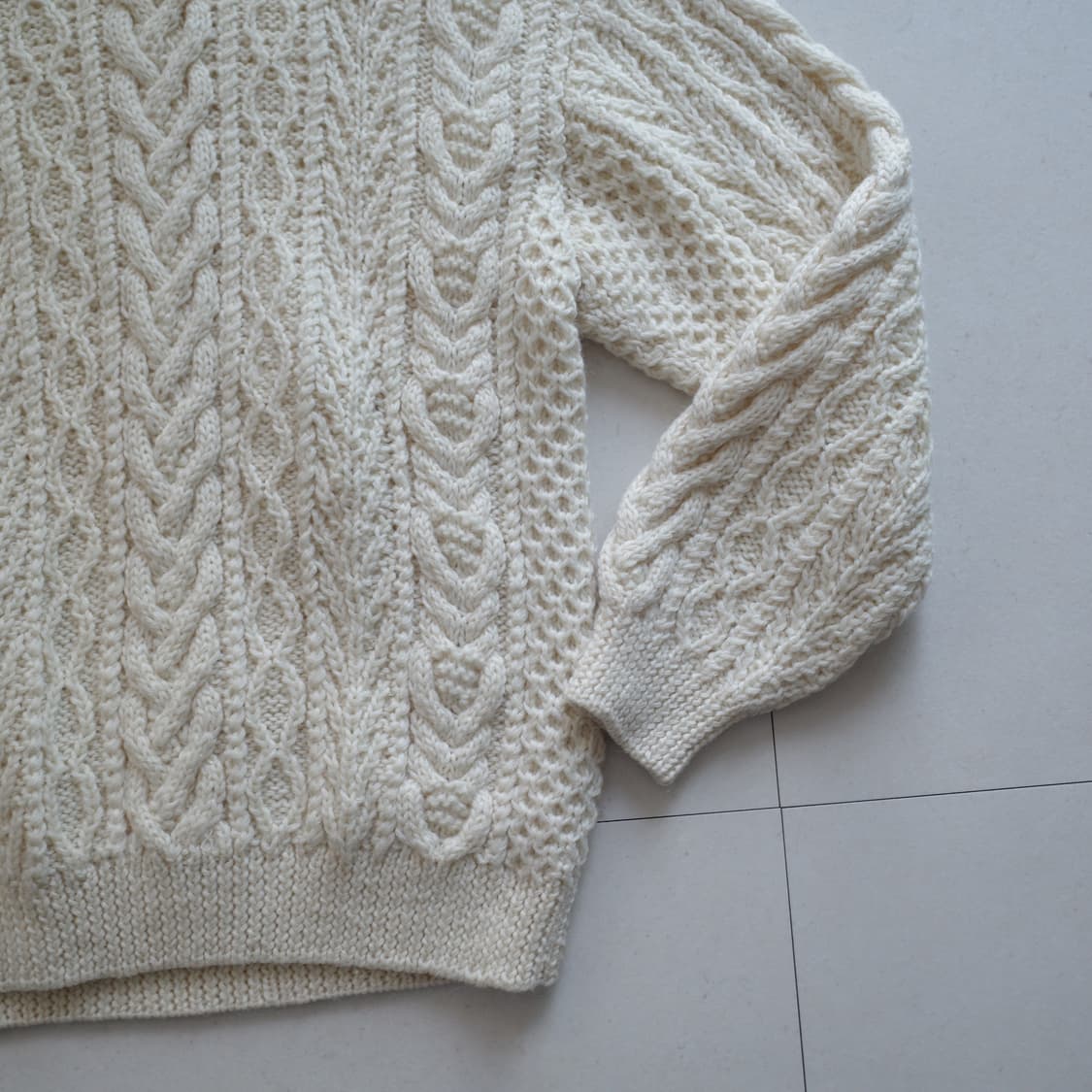 90s 컬러스 알렉산더줄리안 피셔맨 케이블니트 M 상품이미지8