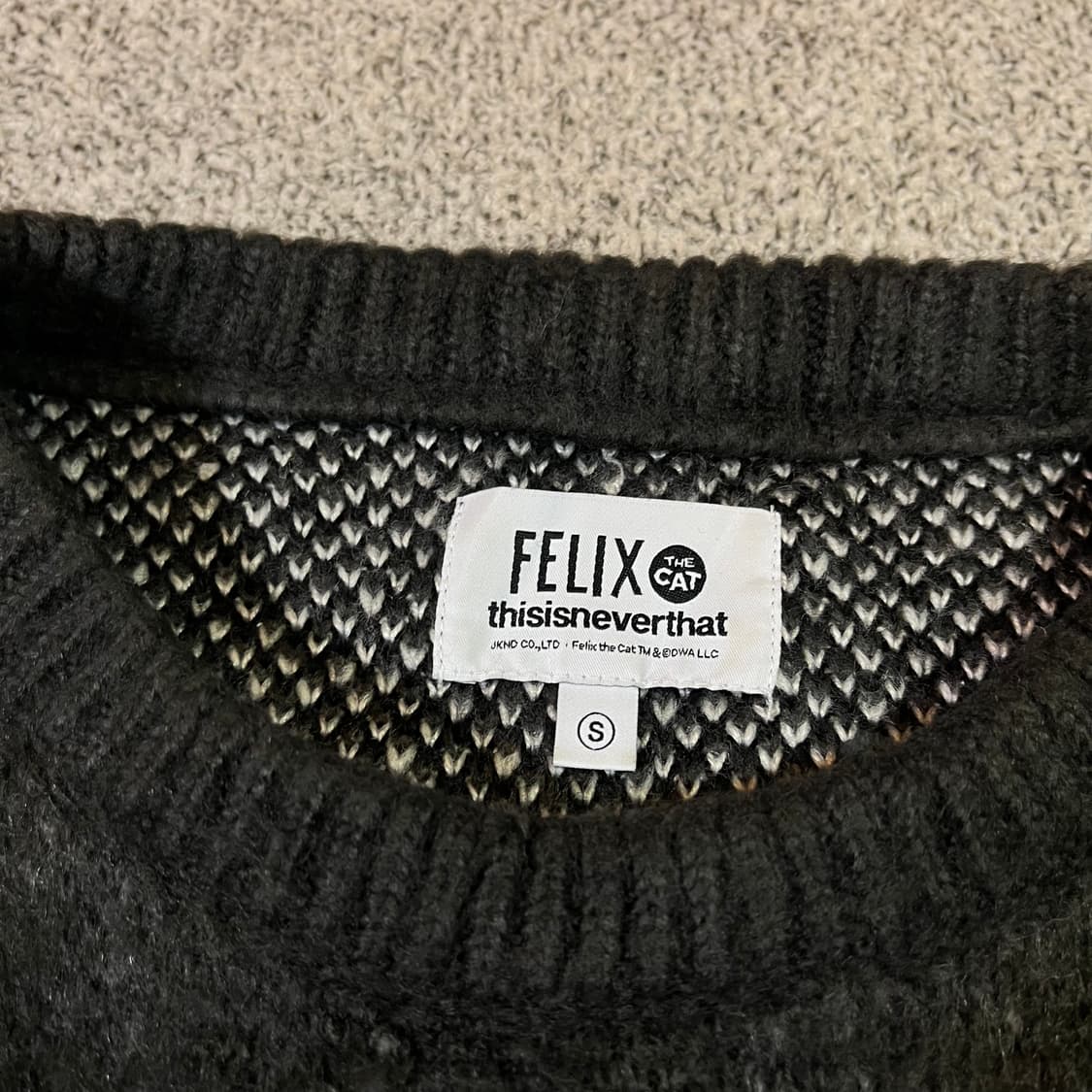 디스이즈네버댓 x 펠릭스 니트 상품이미지4