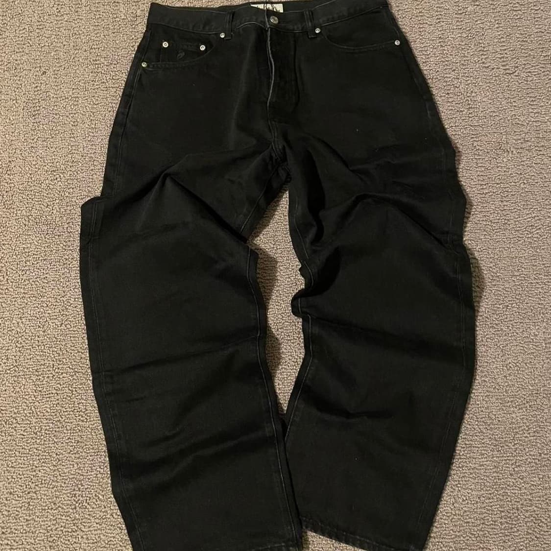 스투시 오버다이드 클래식 진 블랙 상품이미지2