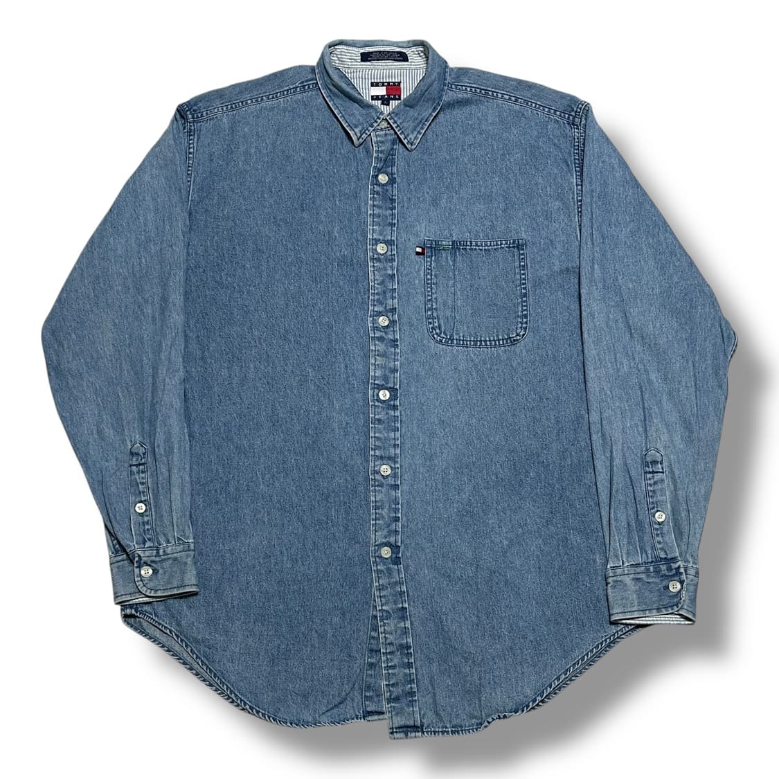 Tommy Jeans 데님 셔츠 상품이미지1