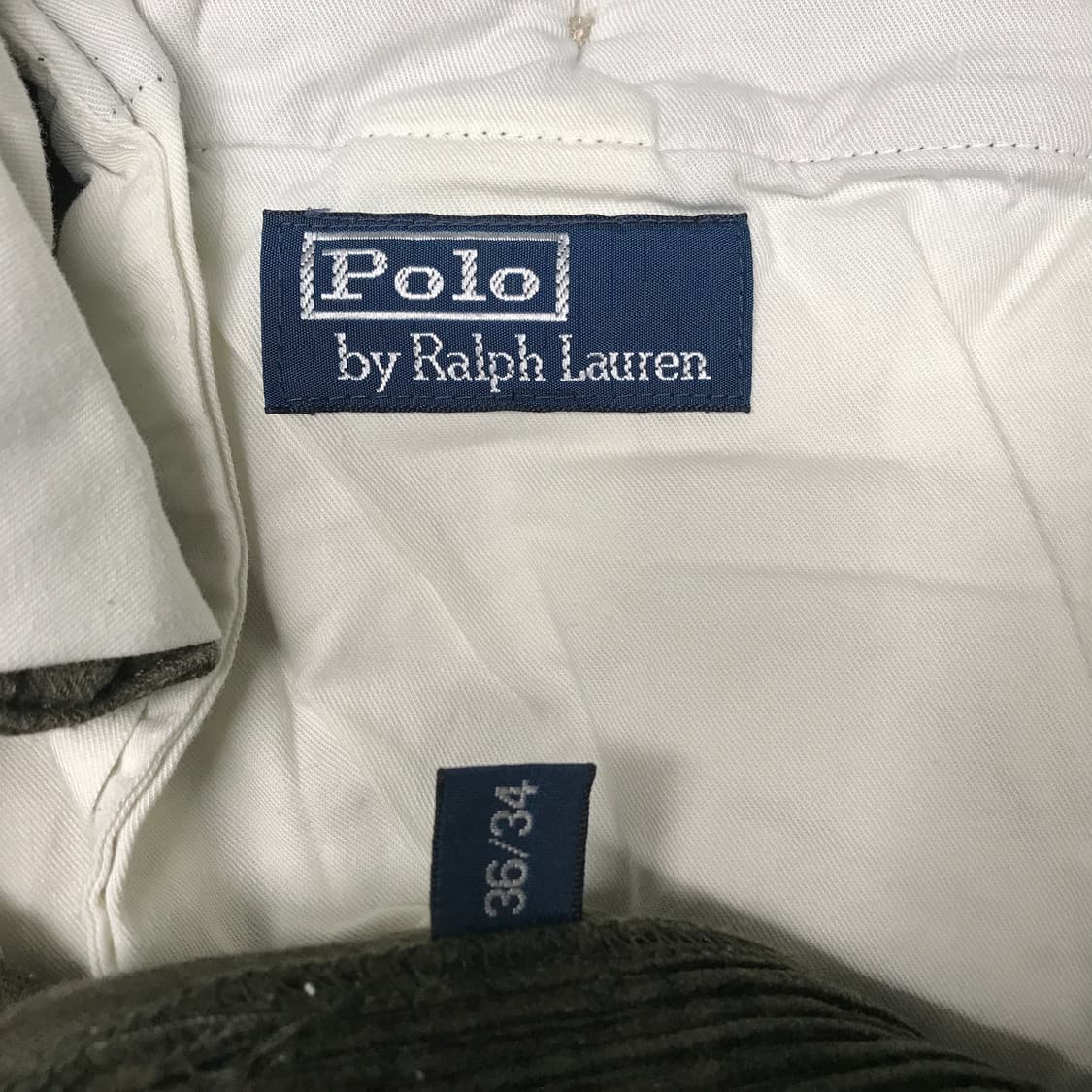 폴로 랄프로렌 코듀로이 팬츠 카키 36/34 상품이미지5