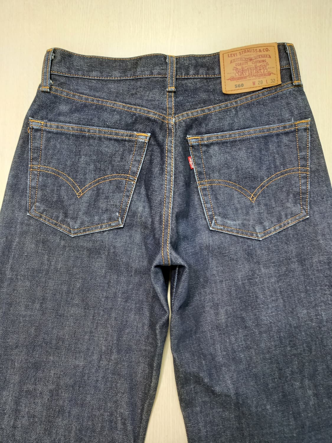 28 90's 리바이스560 Jap 세미와이드진 진청 28-947 상품이미지4