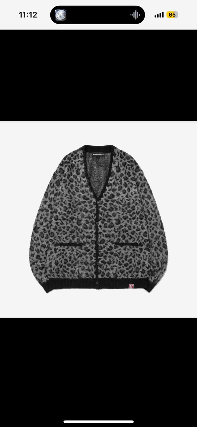 EXTRAORDINARY LEOPARD CARDIGAN GRAY 상품이미지1