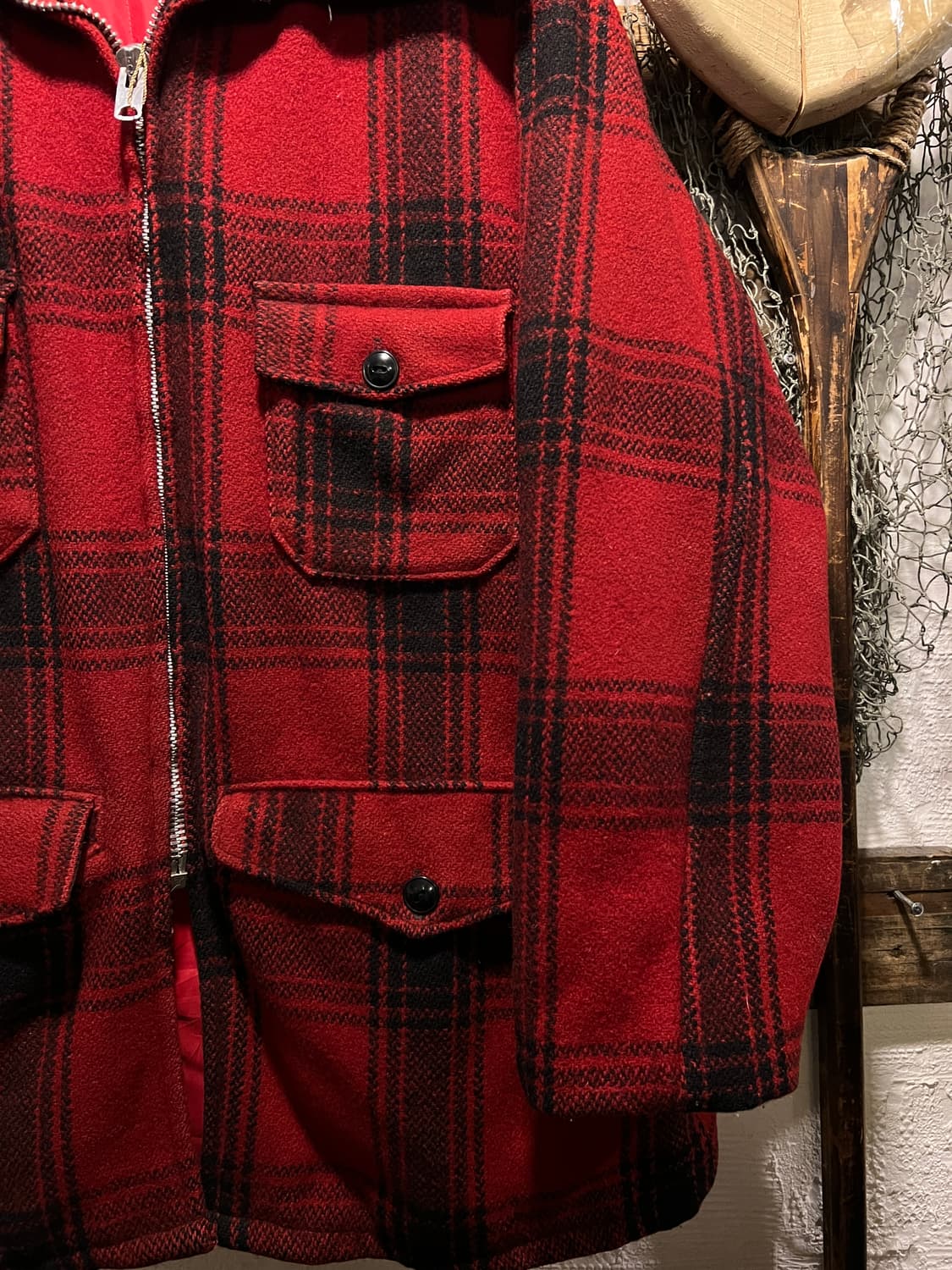 [M]5~60's MELTON 매키노 울 헌팅 자켓 상품이미지4