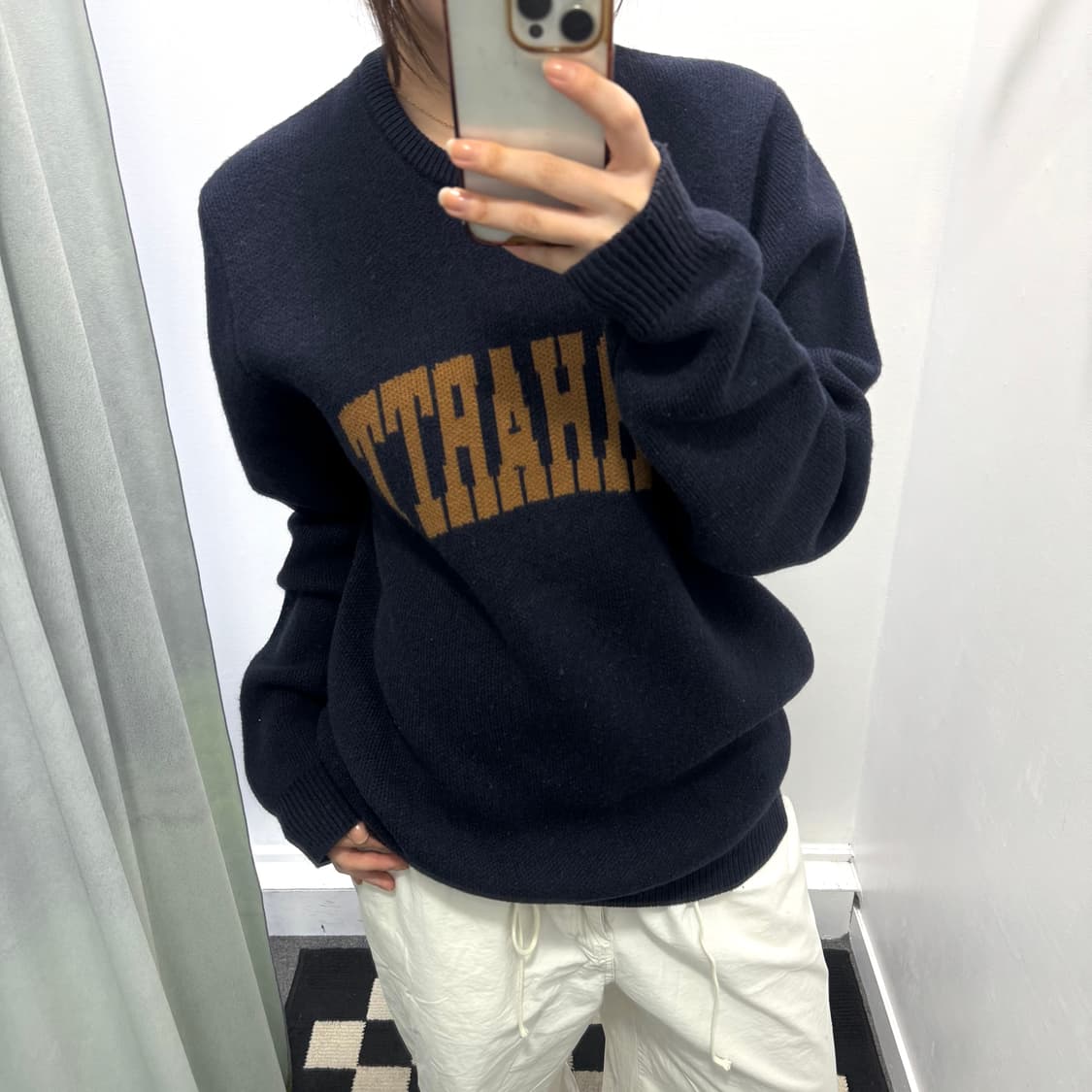 칼하트 네이비 니트 상품이미지2