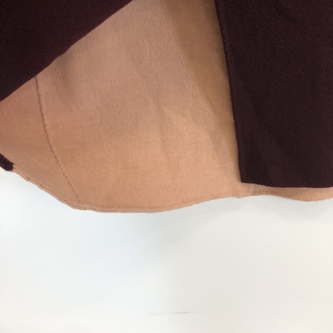 오즈세컨 한섬 캐시미어 코트 85-96-160 컬러배색  상품이미지5