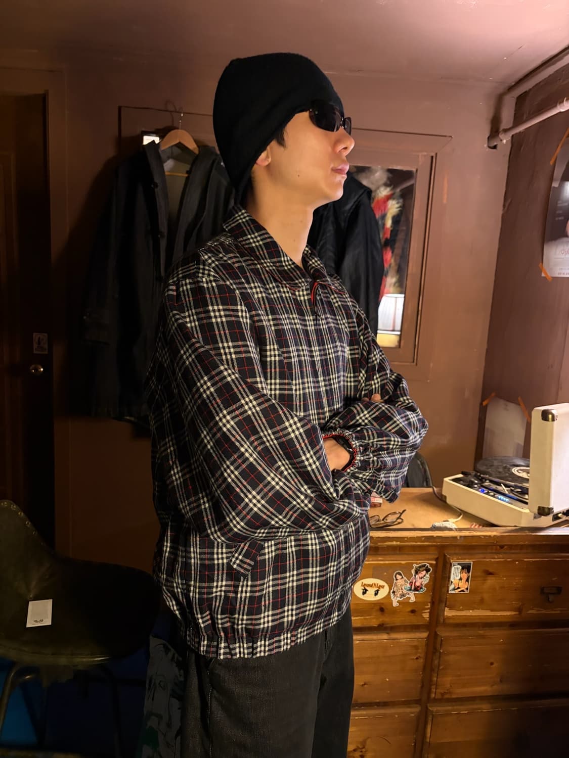 90s Burberrys reversible check bomber 상품이미지7