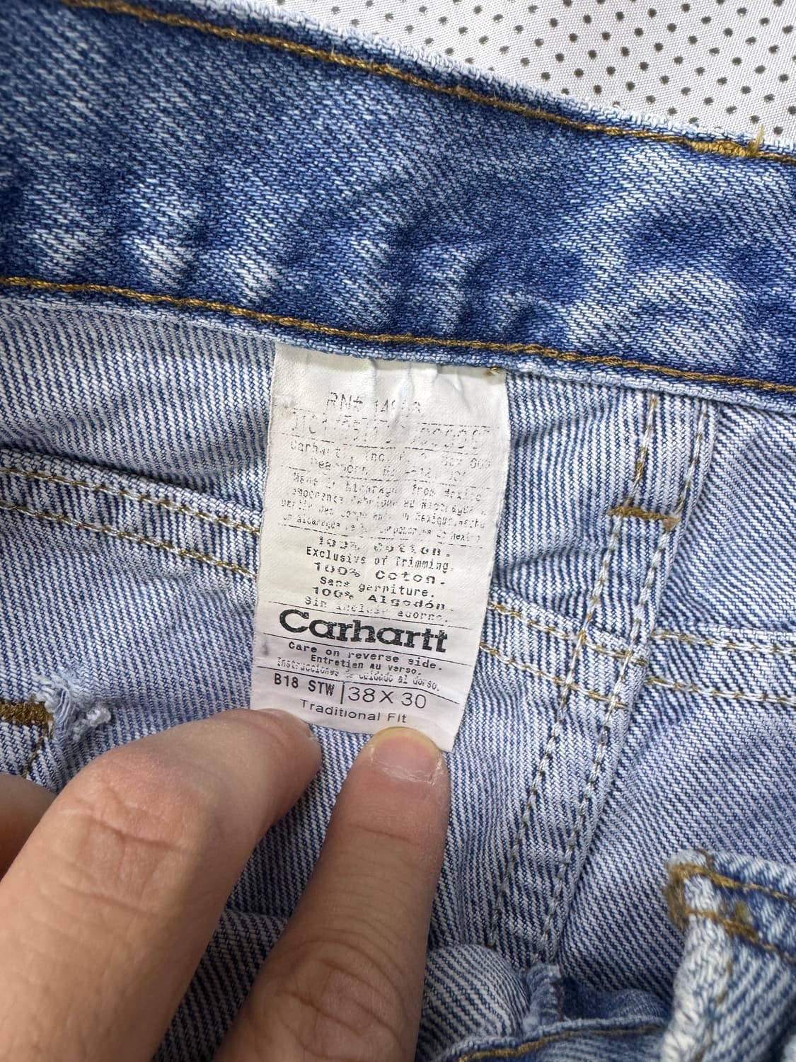 칼하트 데님 b18 stw 상품이미지9