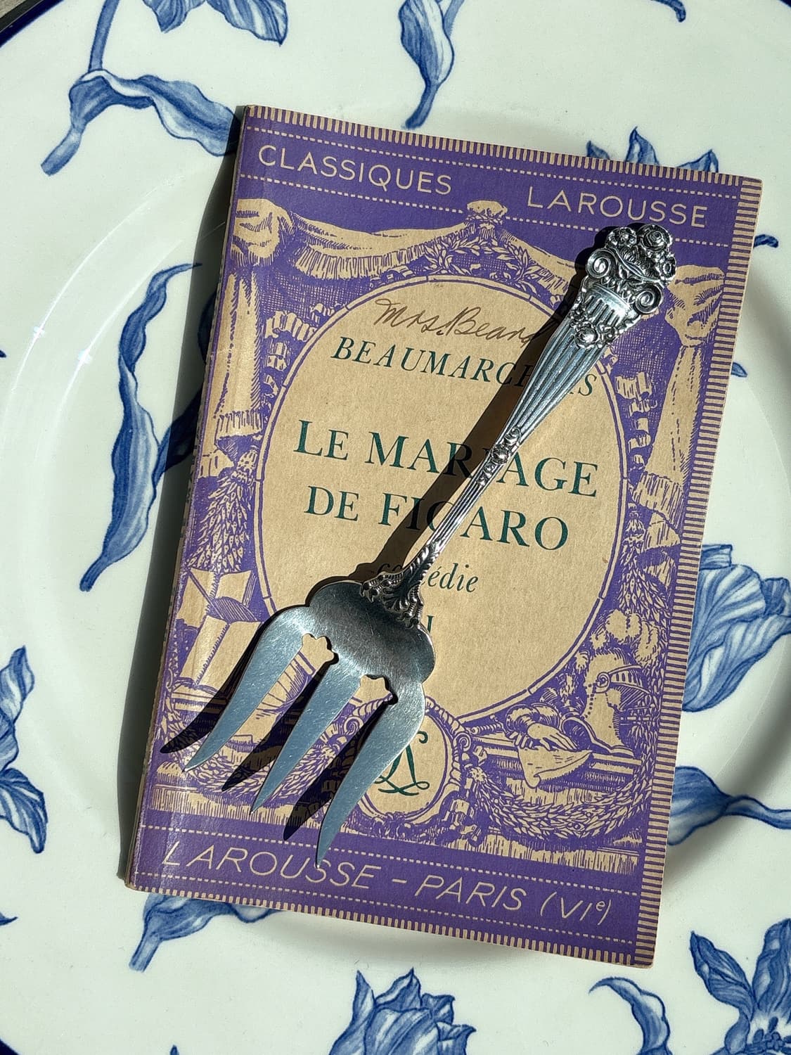 영국 앤틱 실버플레이트 브레드 포크 상품이미지1