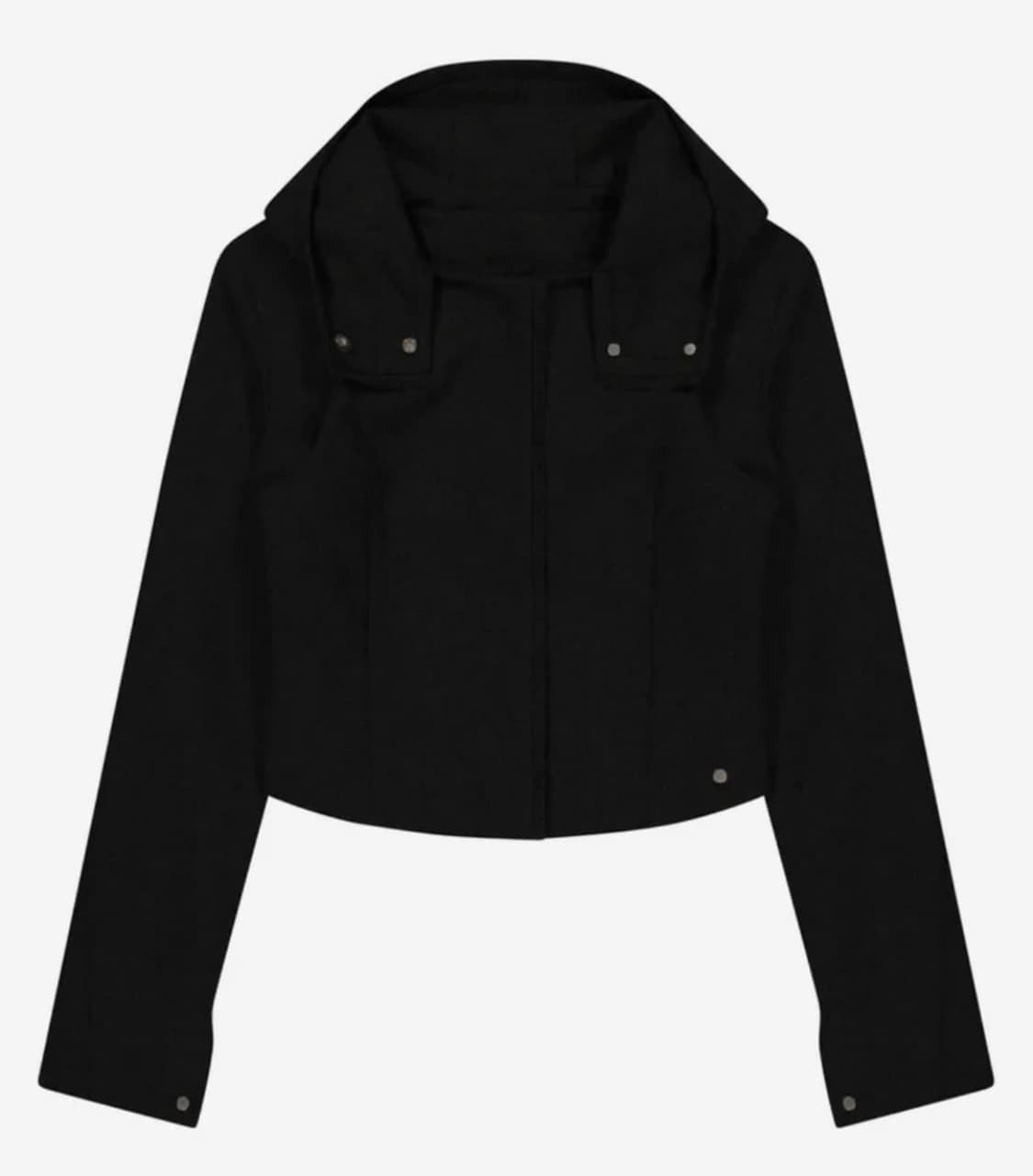 레이어드 볼레로 울 자켓 블랙 상품이미지2