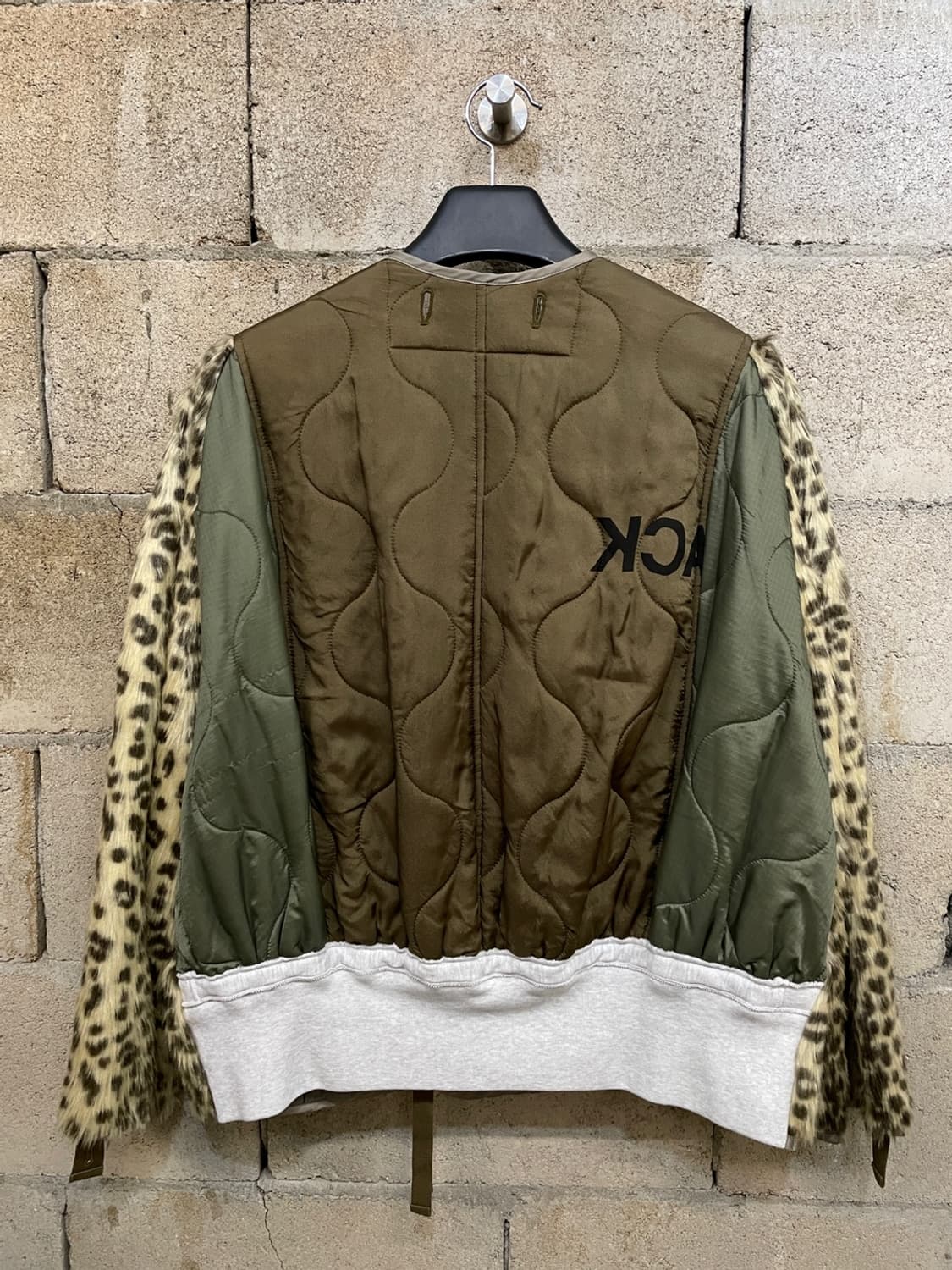 스탠드 얼론 레오파드 퀼팅 자켓  상품이미지5