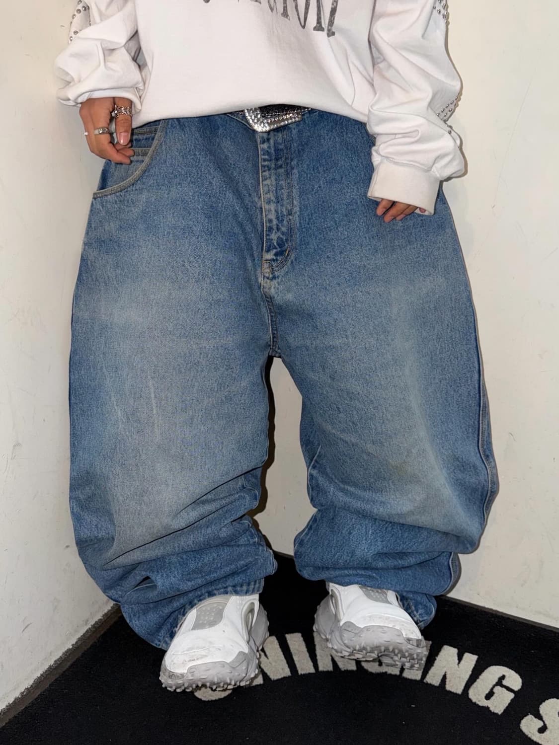 SouthPole Embroidery Washed Hip-Hop PT 상품이미지5