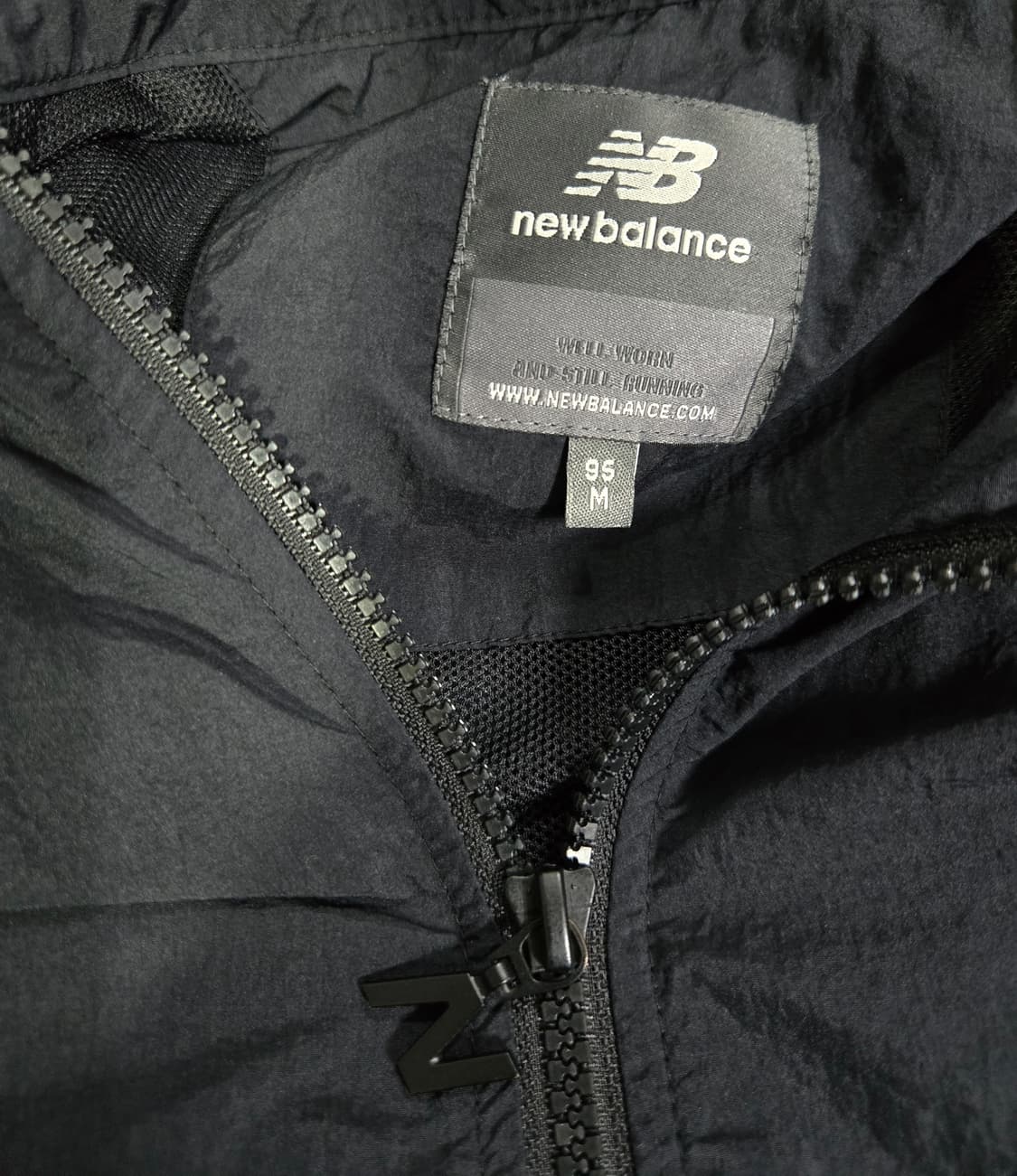 뉴발란스 컬러블록 웜업자켓 바람막이 자켓 95~100 상품이미지8