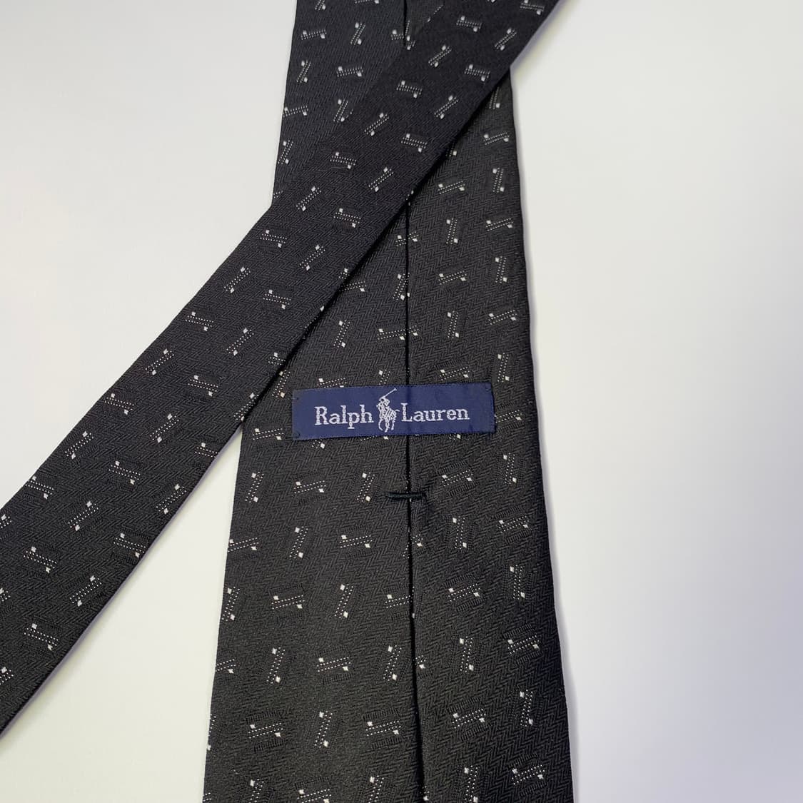 폴로 랄프로멘 명품 클래식넥타이 A+등급 9cm 블랙컬러 상품이미지5