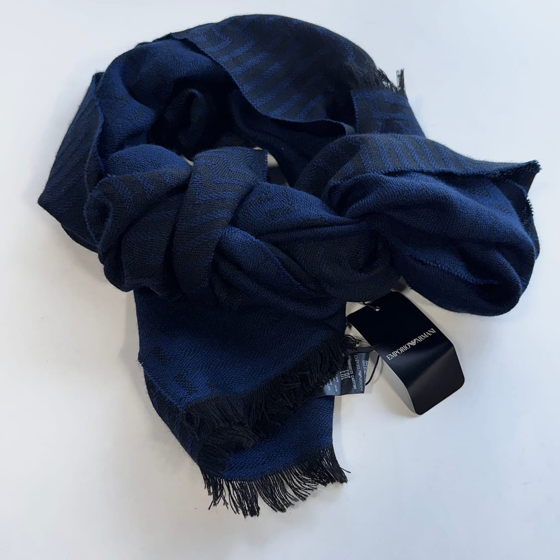 엠포리오 아르마니 로고 울 머플러 [새상품] 상품이미지1
