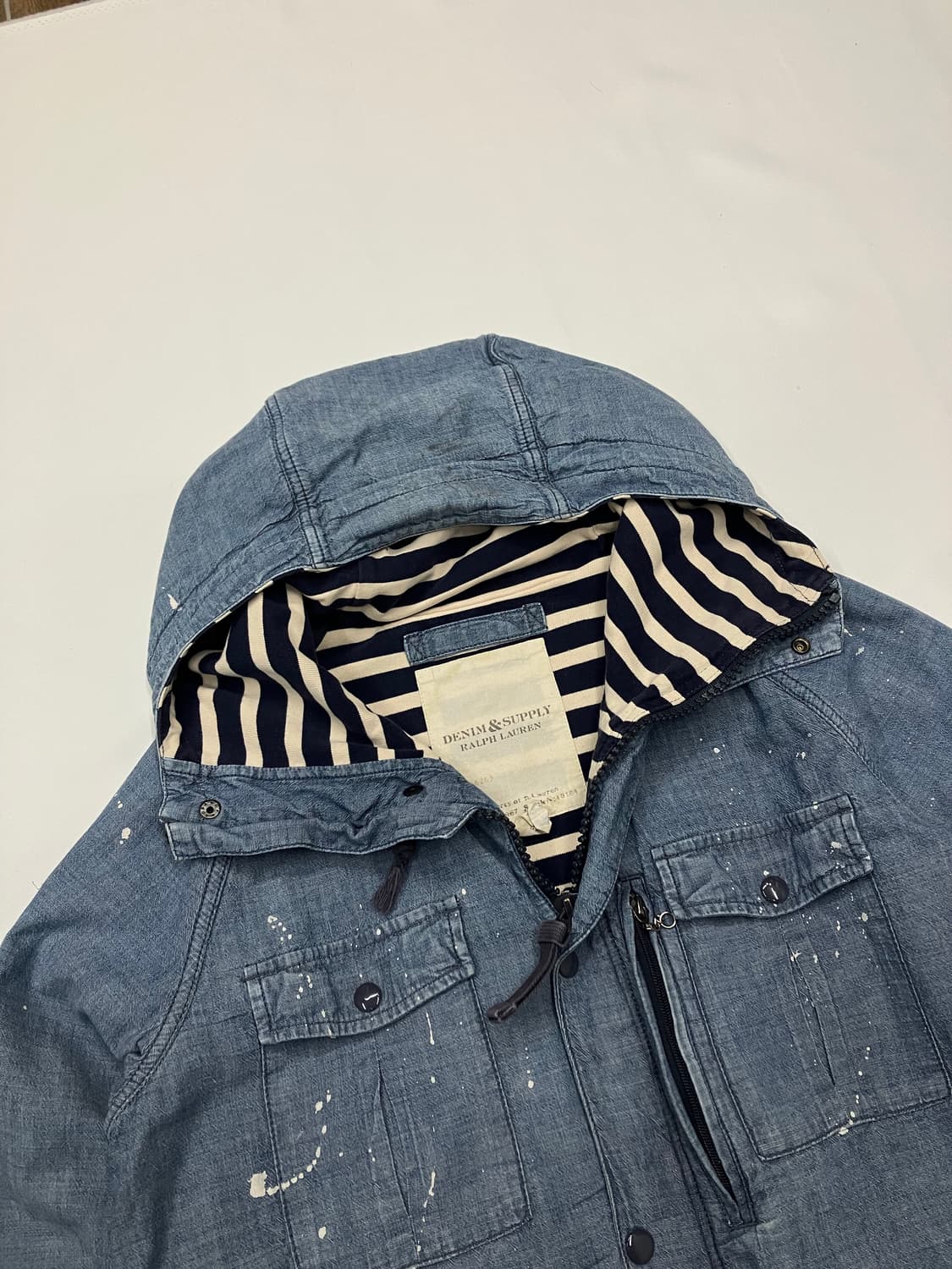 폴로 랄프롤렌 데님 서플라이 페인팅 데님 자켓 상품이미지4