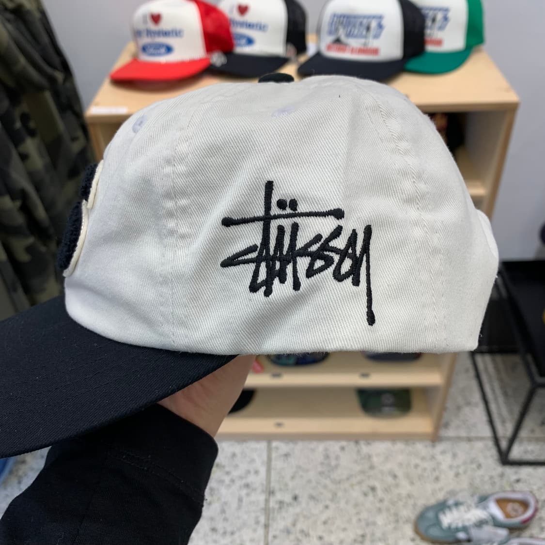 [F] 스투시 셔닐 S 로우 프로 캡 내츄럴 상품이미지2