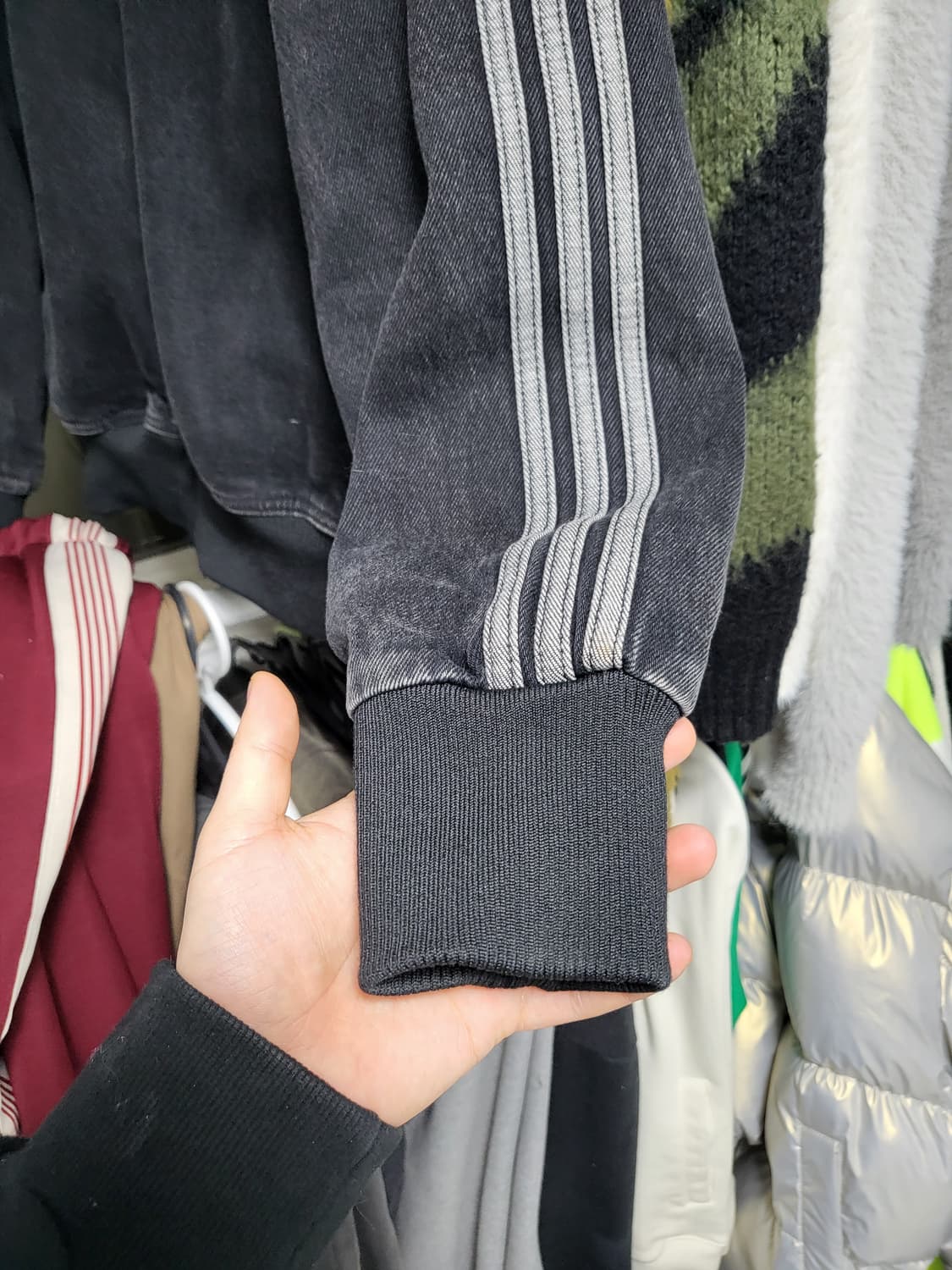 아디다스 데님 파이어버드 트랙탑 L 상품이미지2