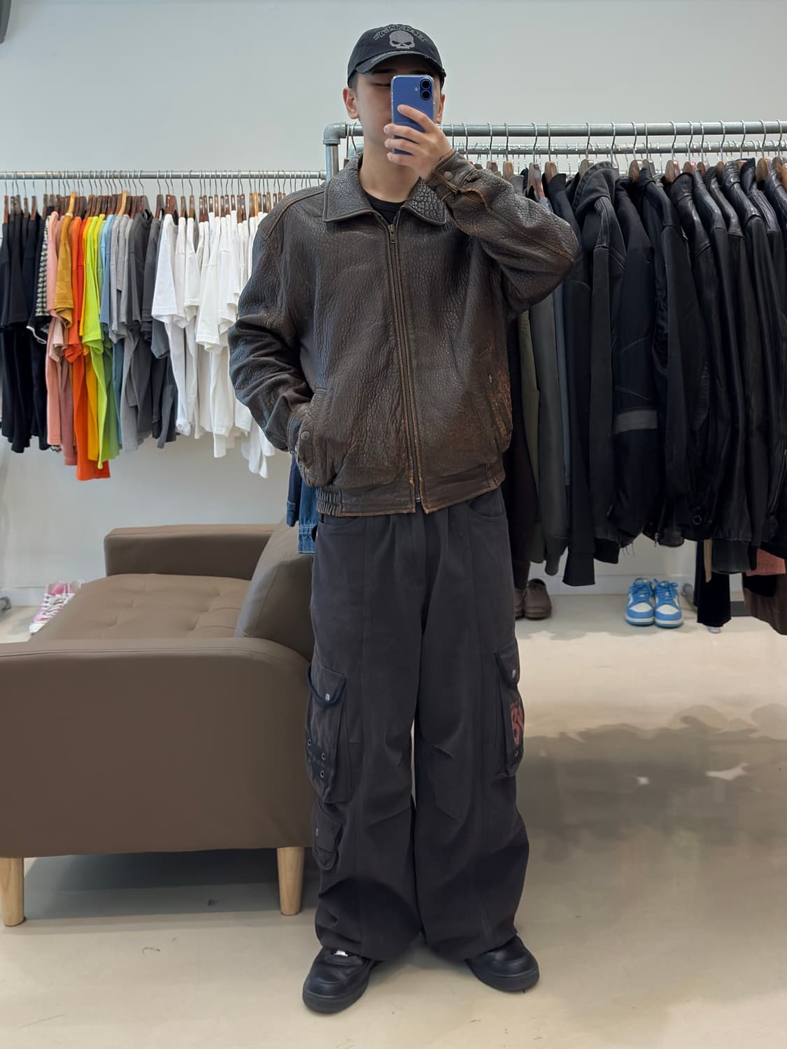 리바이스 a2 램스킨 레더 자켓 상품이미지9