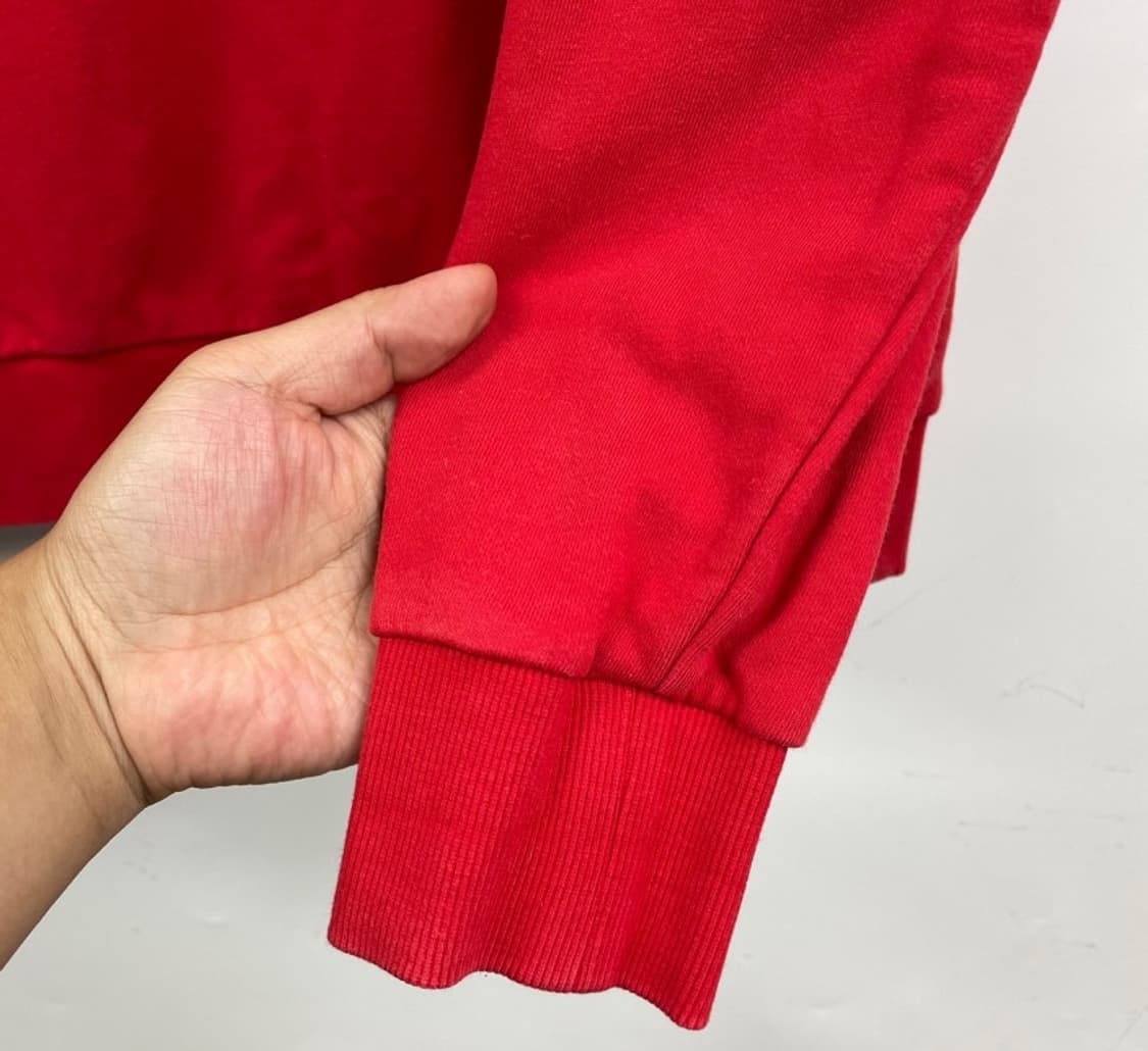 라코스테 빅로고 맨투맨 레드 XL 5사이즈 상품이미지3