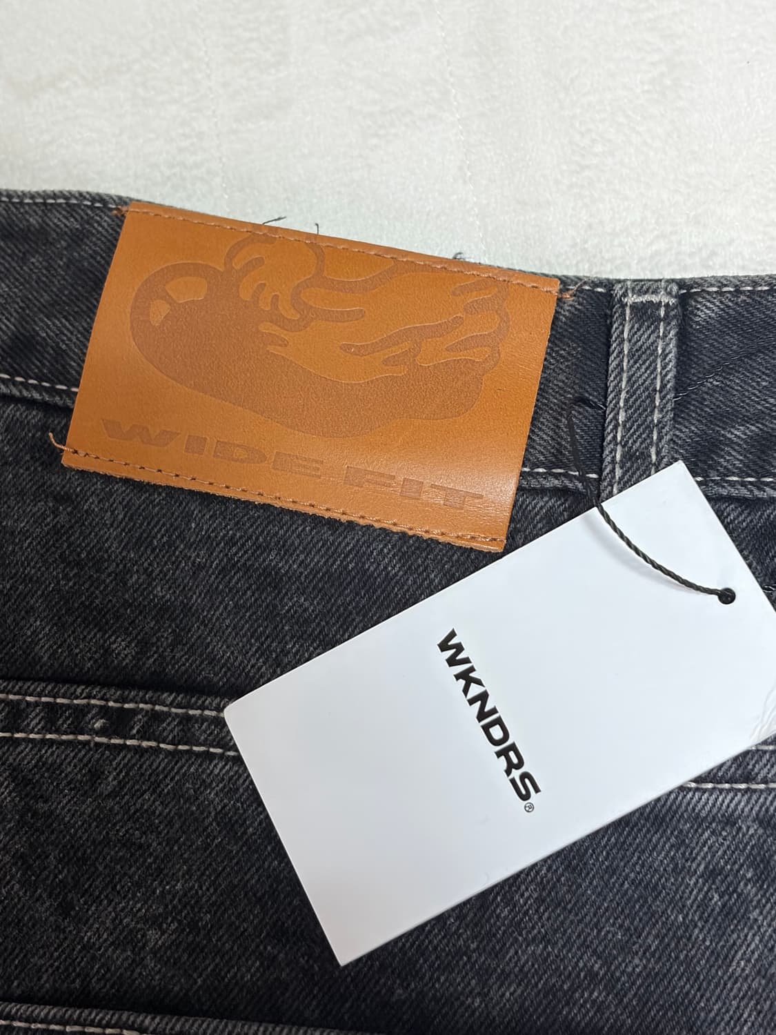 워캔더스 DRAGGY WORK PANTS (D.BLACK, L size) 상품이미지3