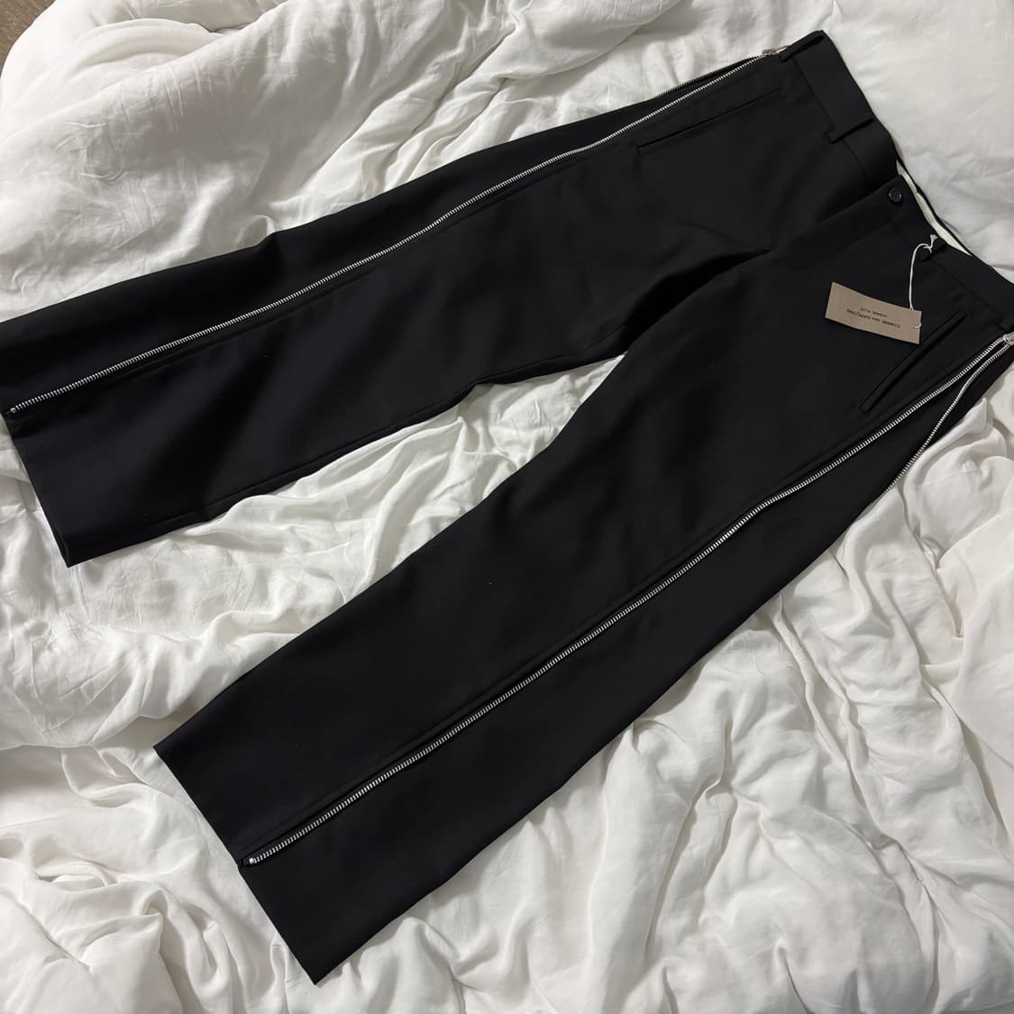 25ss 꼼데가르송 옴므플러스 side zip pants 상품이미지1