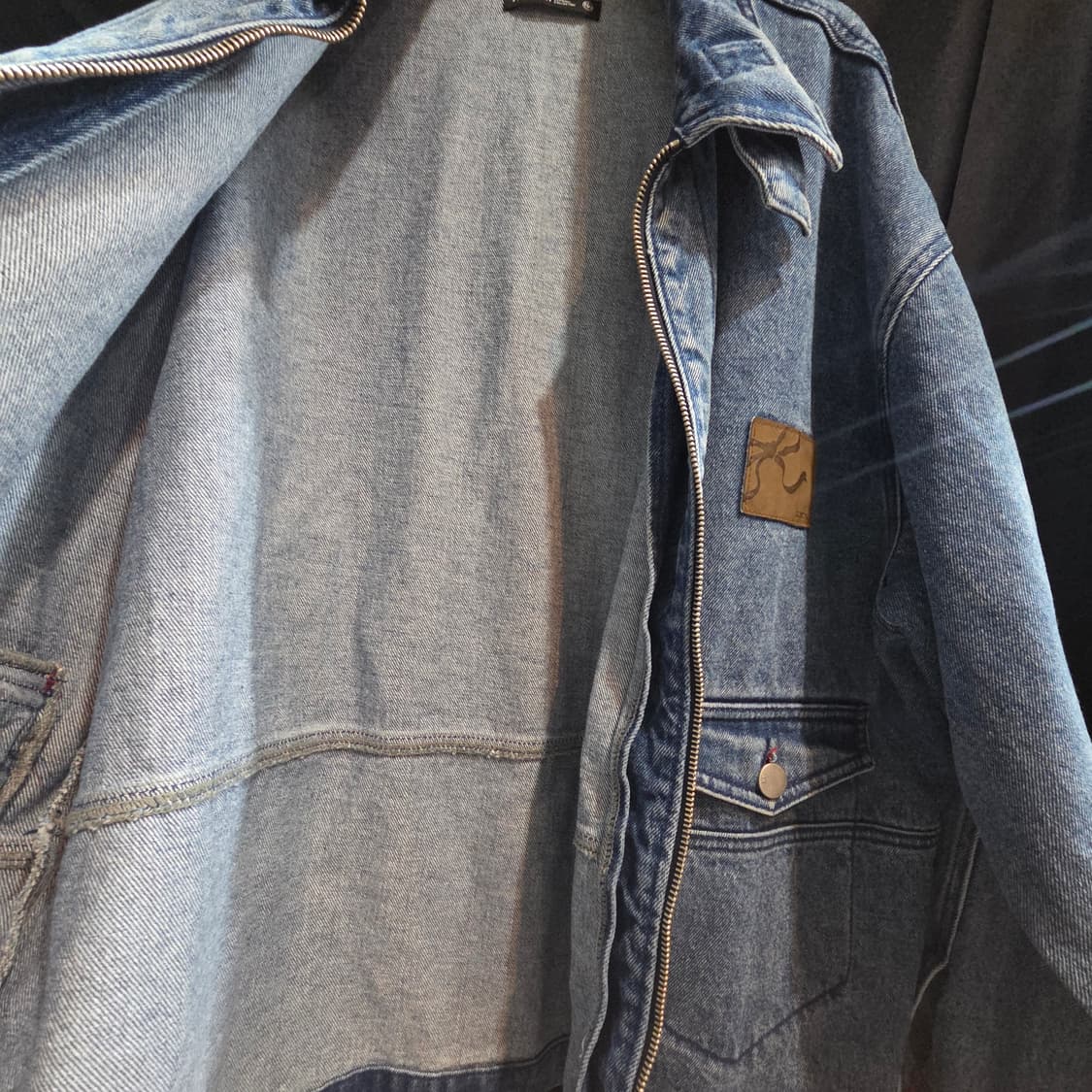 RONRON 론론 데님 오버핏 워크 자켓 상품이미지6