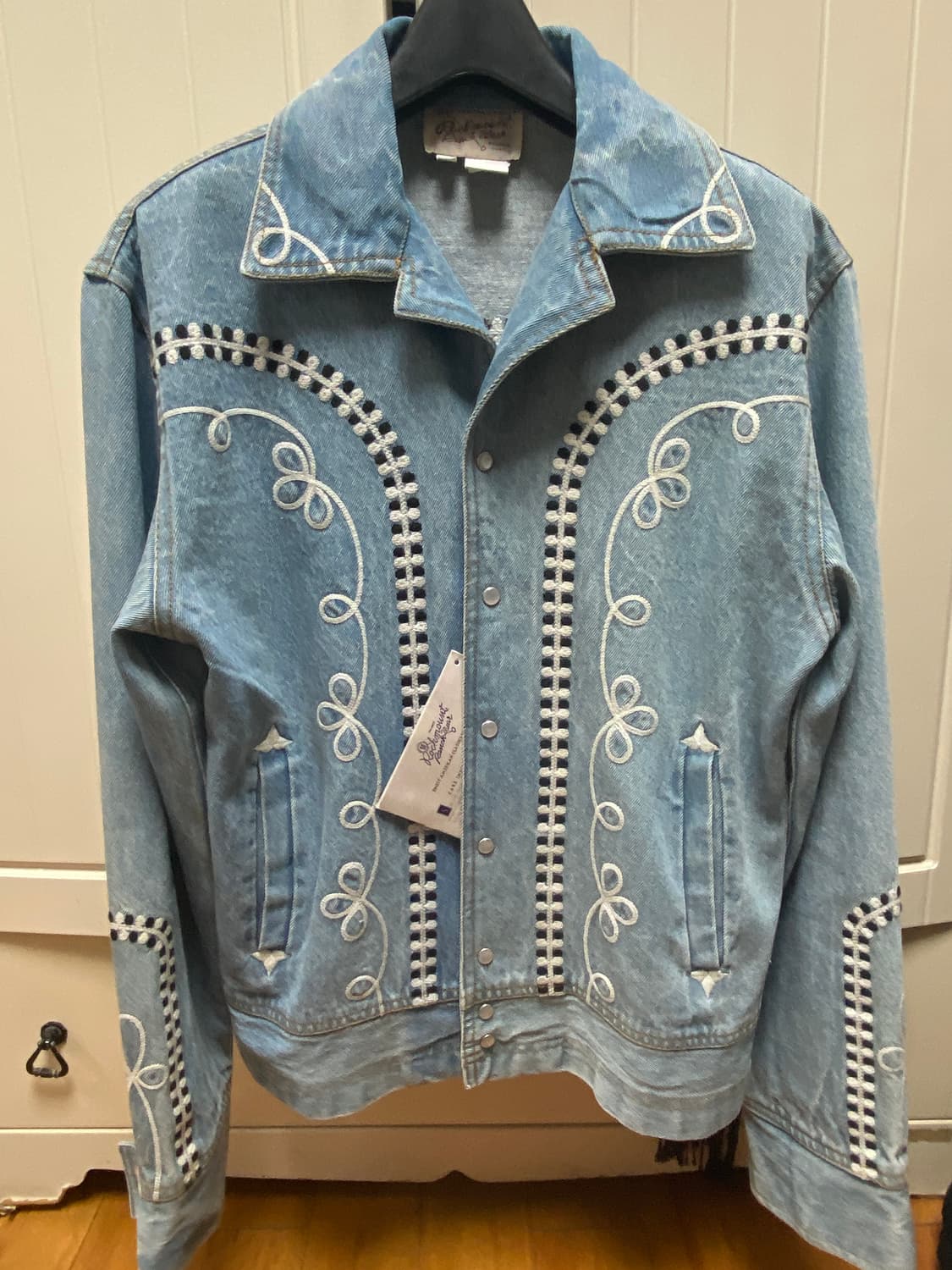 지드래곤(최근)볼레로 빈티지 데님자켓팔아요(구할수없는상품) 상품이미지5