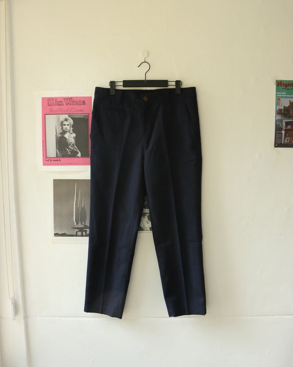 준야 와타나베 네이비 트라우저 상품이미지1