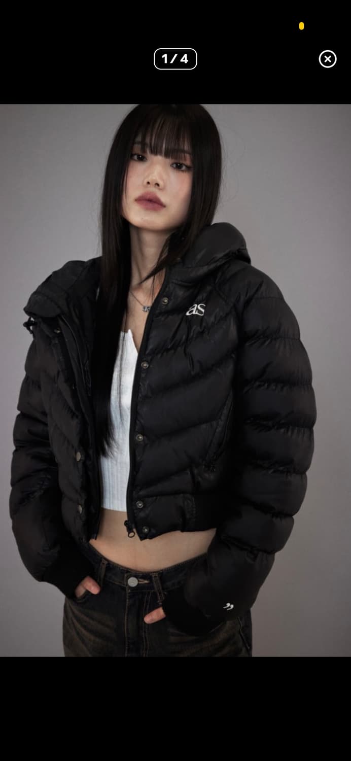 [애즈온] 숏 푸퍼 패딩  상품이미지2