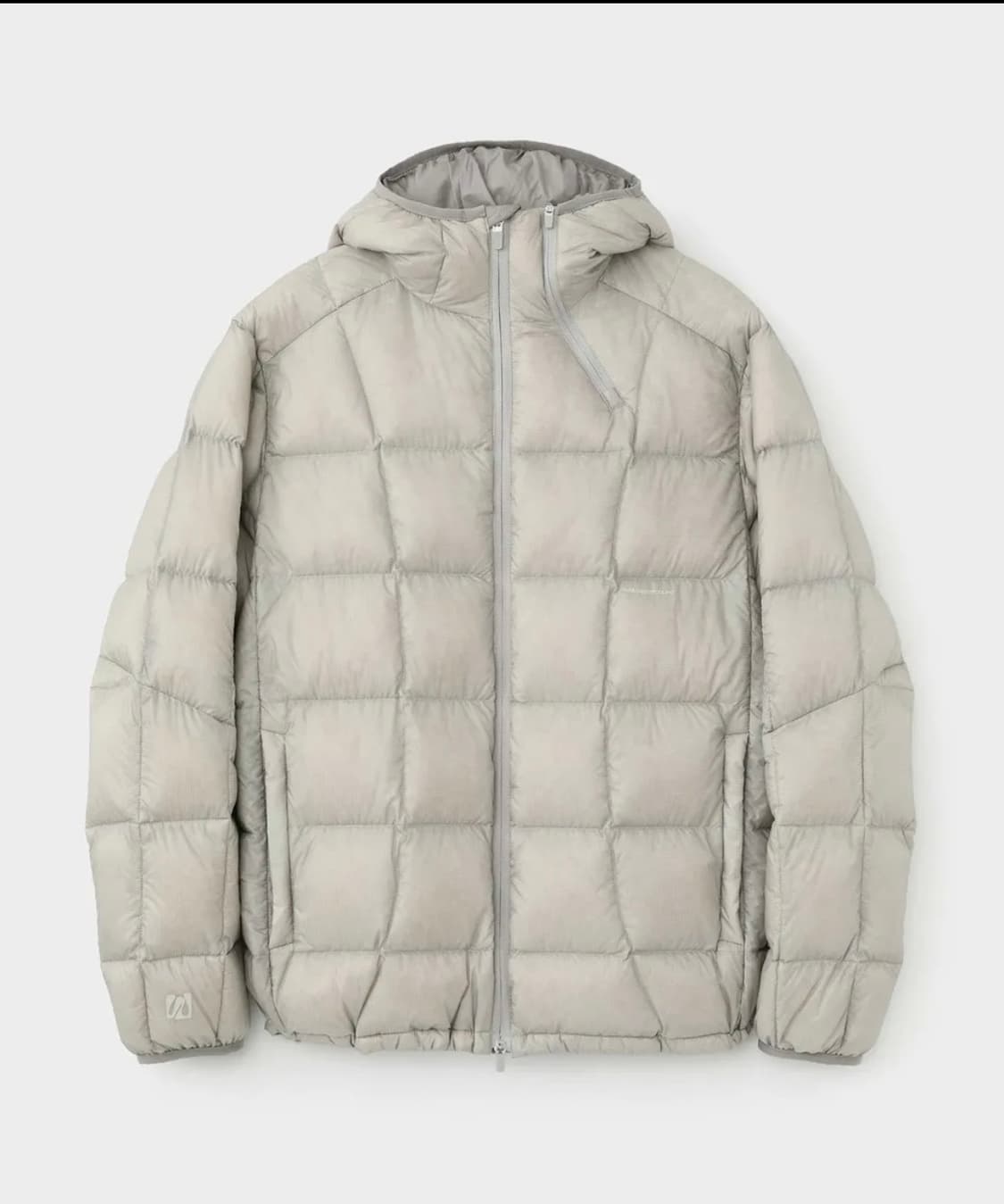 WMC 스퀘어 퀄팅 다운 자켓 그레이 s (경량패딩) 상품이미지3